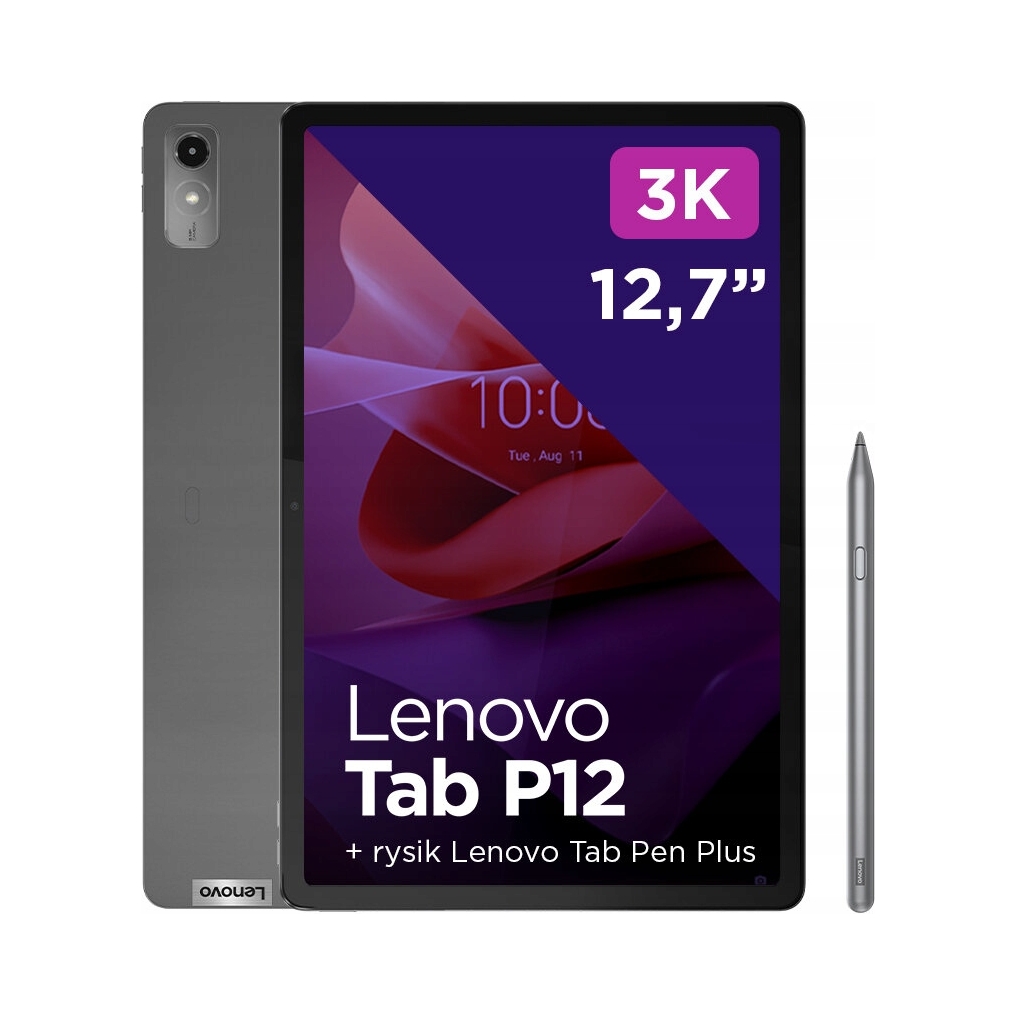 Tablet Lenovo Tab P12 12,7" 8 Gb 128 Gb šedý dotykové pero