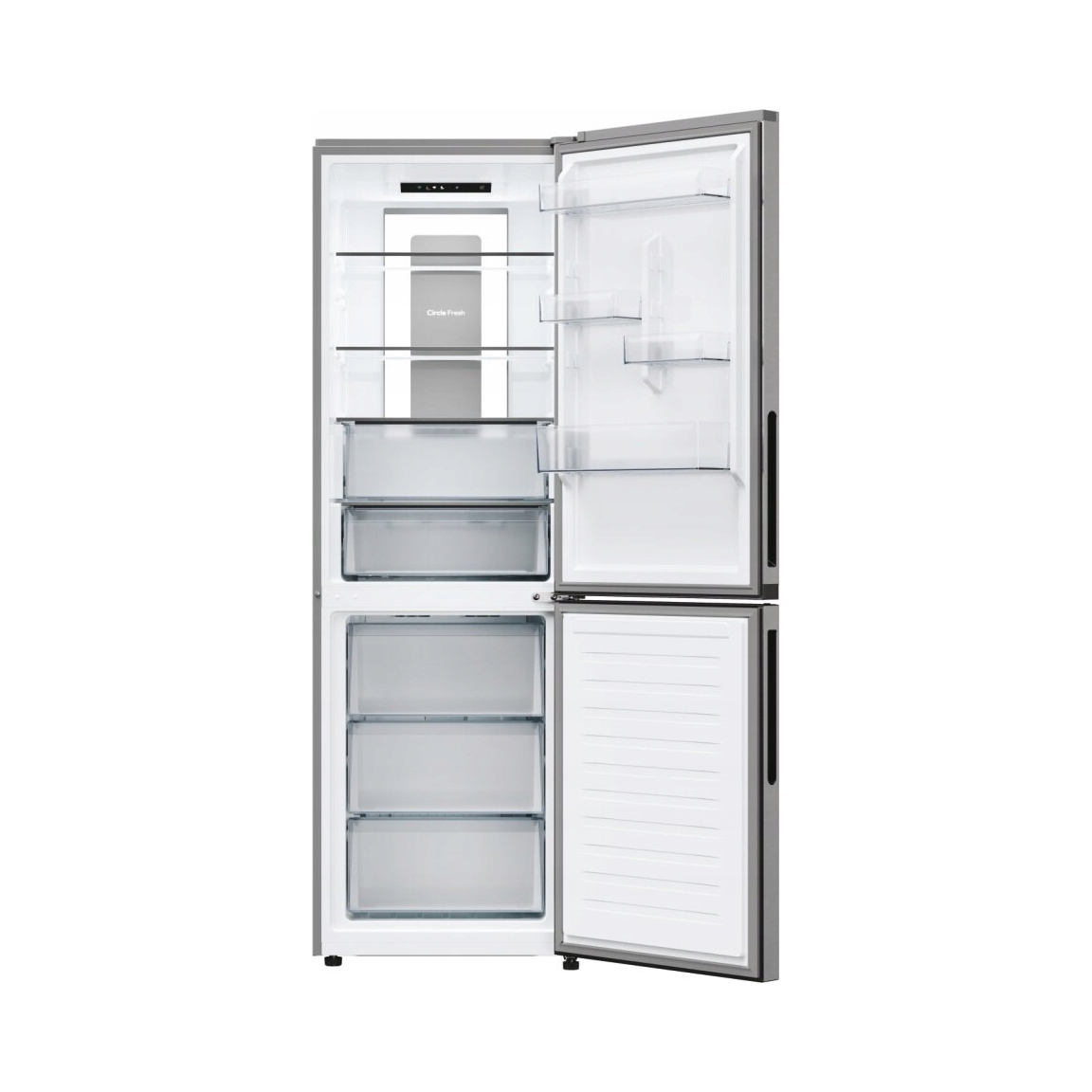 2X Lodówka Candy CNCQ4T618EX No Frost 185cm Inox