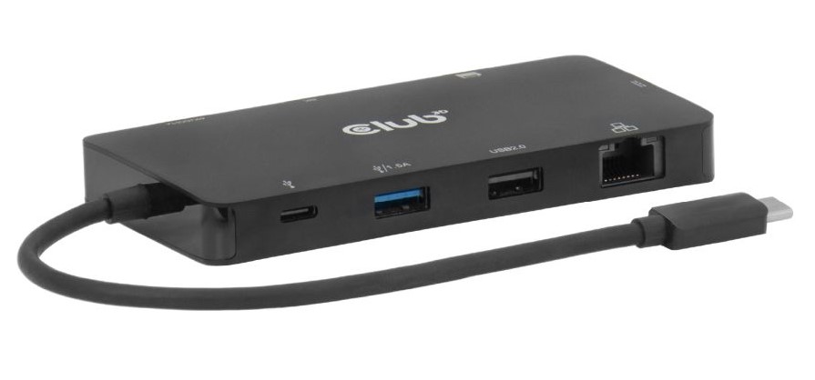 Club3D Dokovacia stanica Usb-c 9v1 čierna