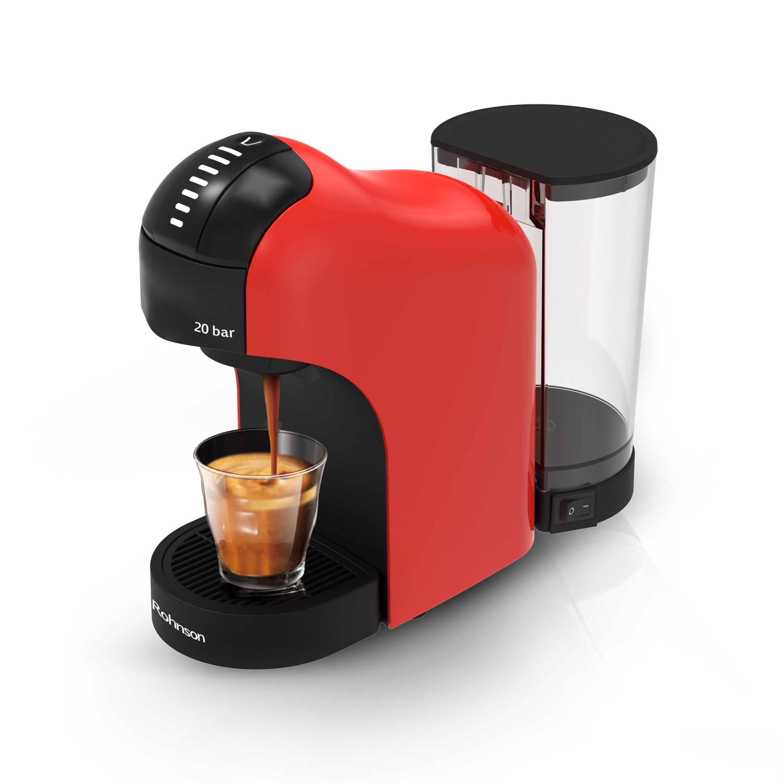 Prepadový kávovar Rohnson R-98046R 1400 W červený