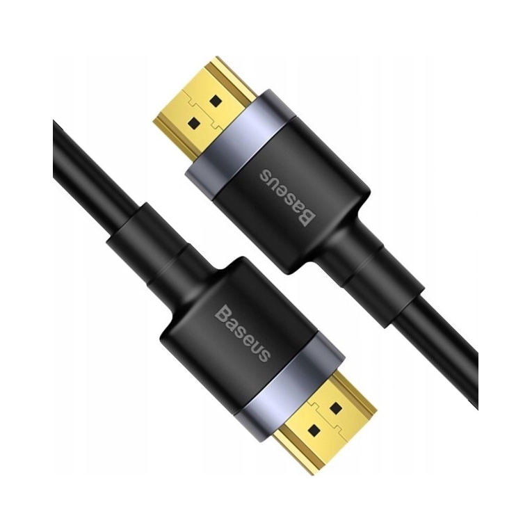 Kabel Baseus Cafule Hdmi Hdmi 2. 0 4K 60 Hz 3D 18 Gbps 2 m czarny Baseus