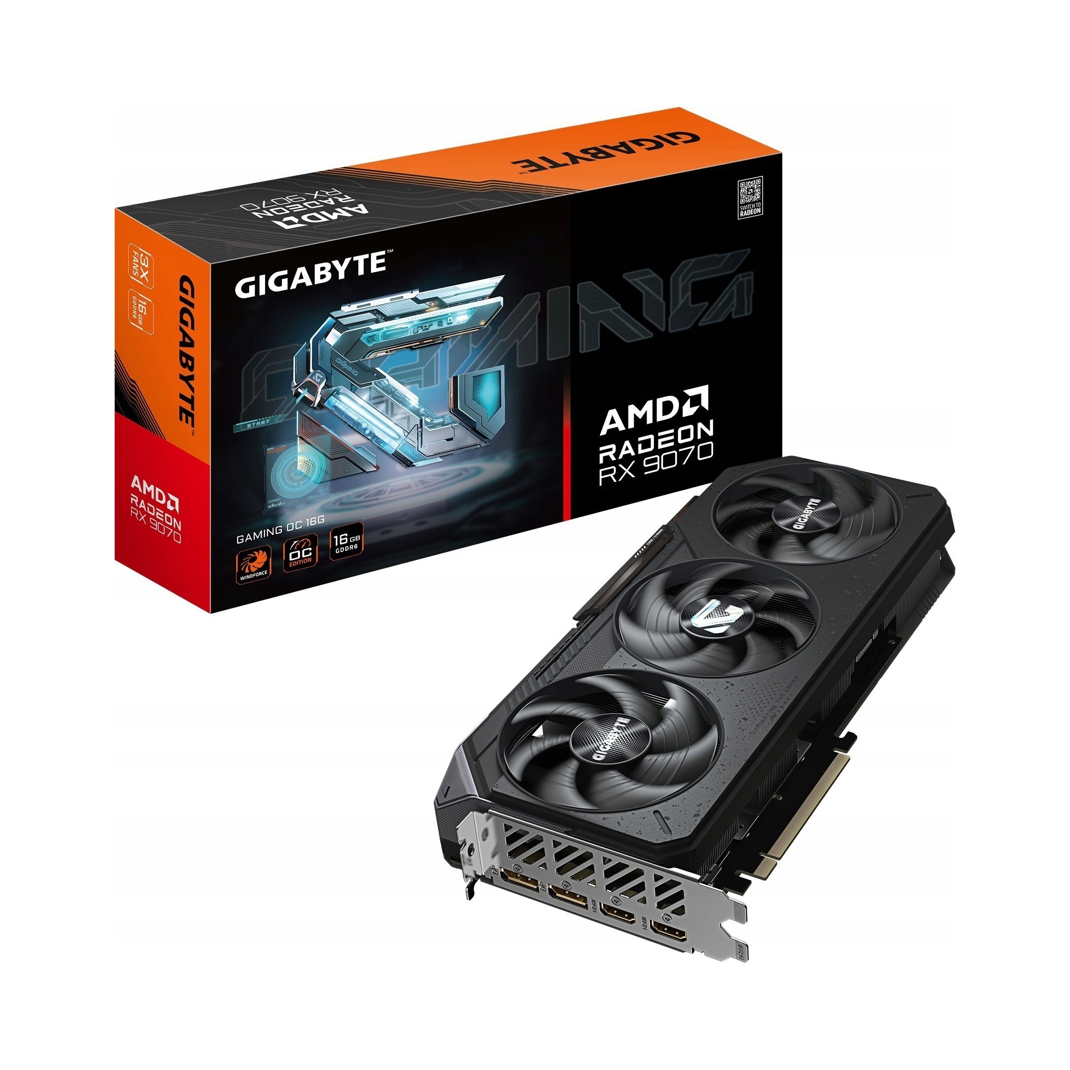 Grafická karta Gigabyte Radeon Rx 9070 Gaming Oc 16GB GDDR6