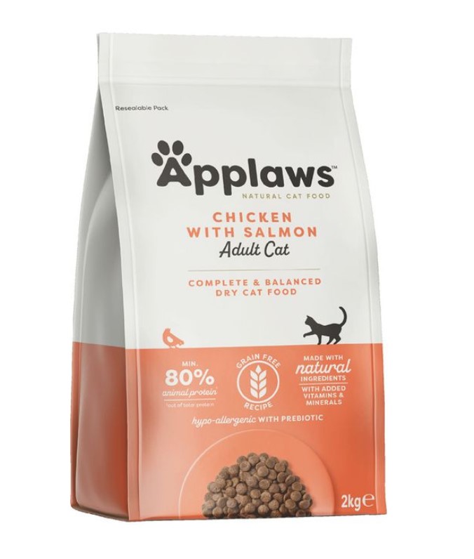 APPLAWS KOT KURCZAK Z ŁOSOSIEM 2kg