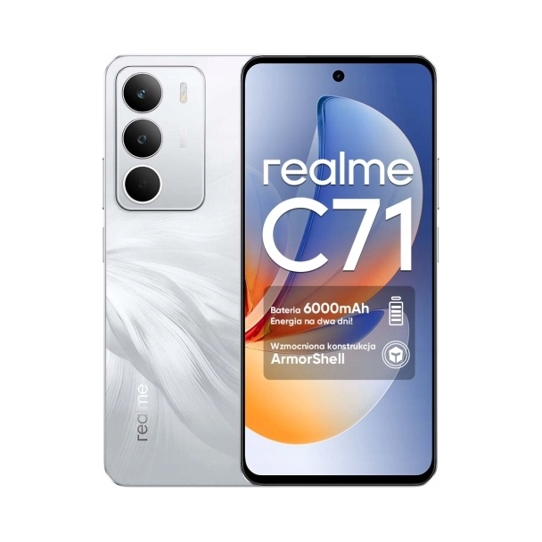 Chytrý telefon Realme C71 8 Gb 256 Gb 4G (lte) bílý