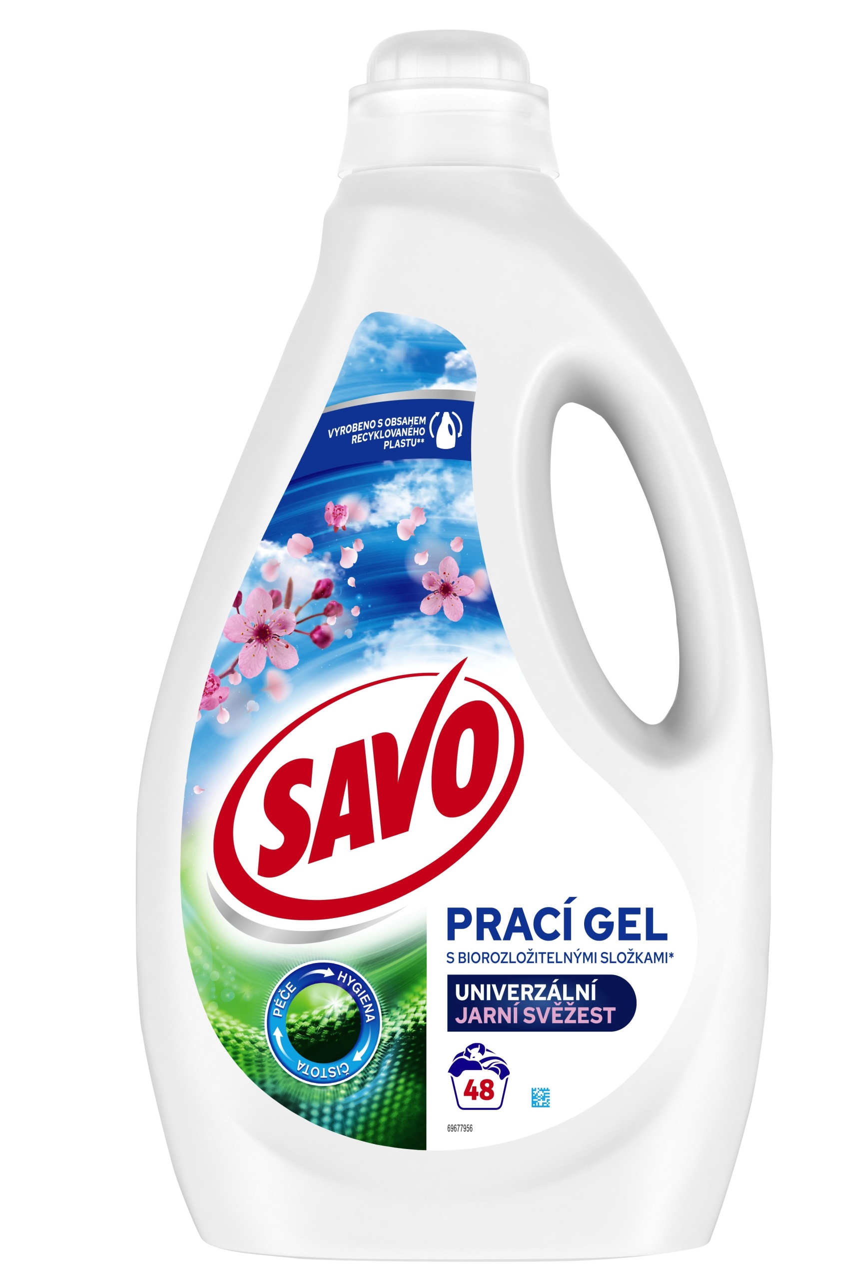Levně Savo Prací gel univerzální jarní svěžest 48 praní 2,4l