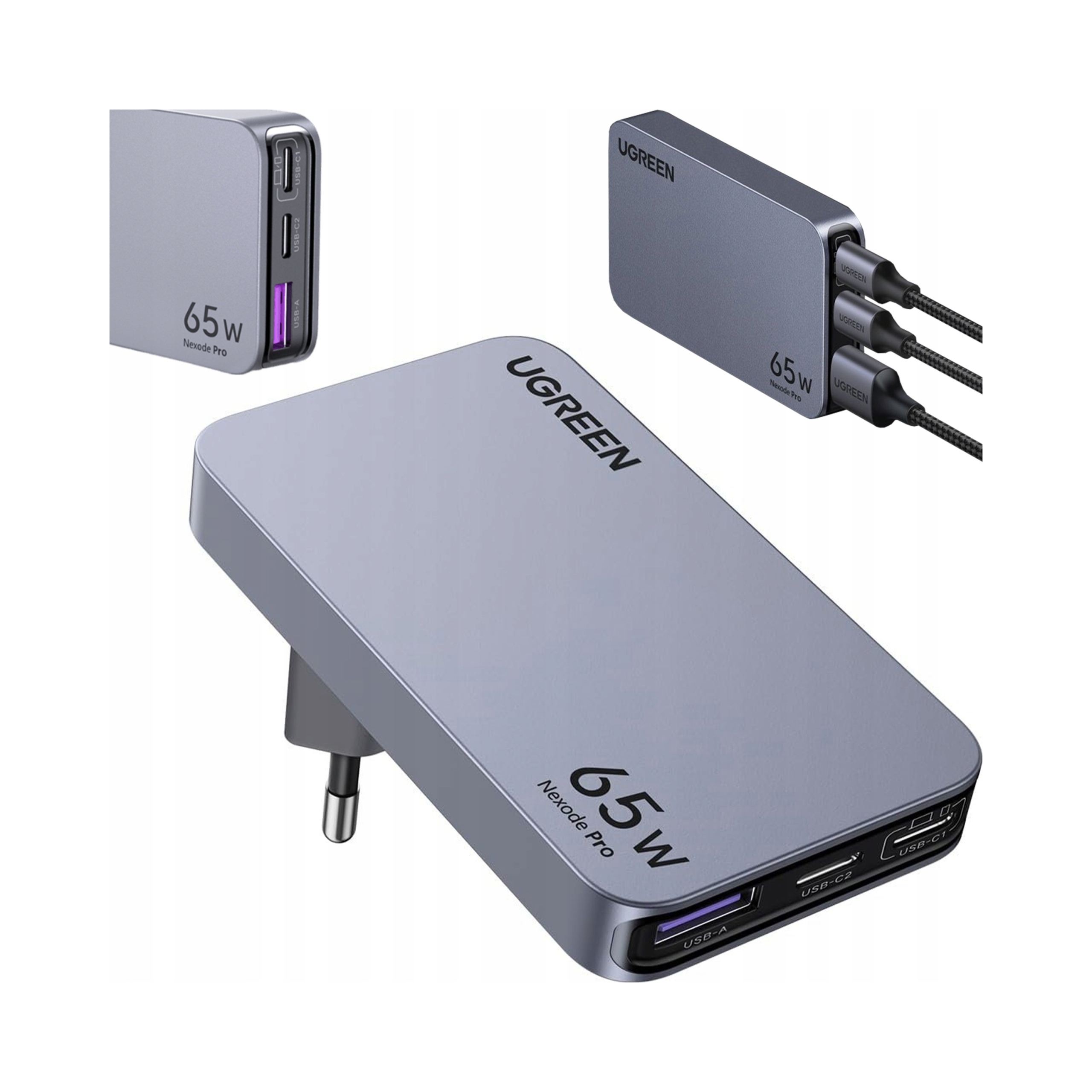 Ładowarka sieciowa Ugreen Nexode Pro 65W 2xUSB- C Usb Ugreen