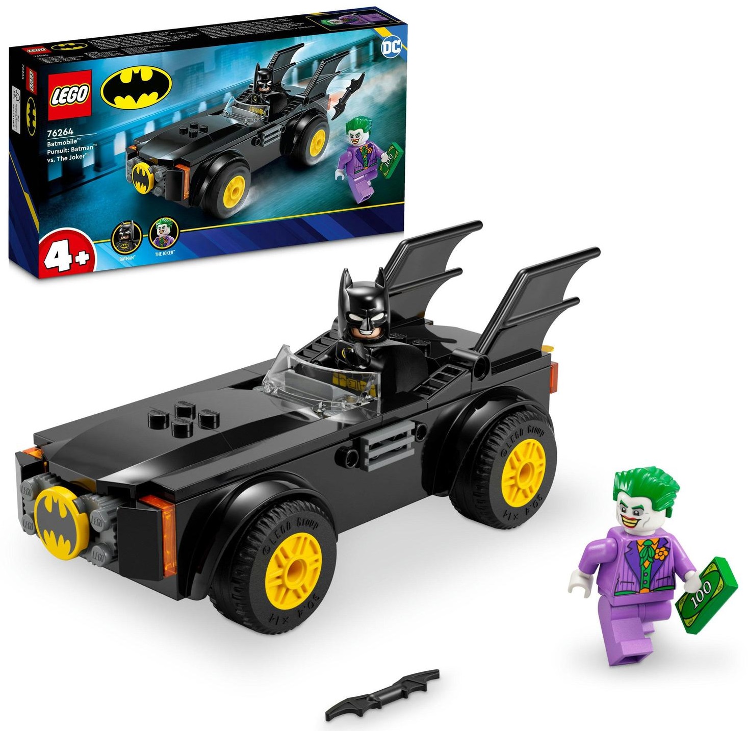 Lego DC Heroes 76264 Batmobil Honba: Batman versus Joker Stavebnice