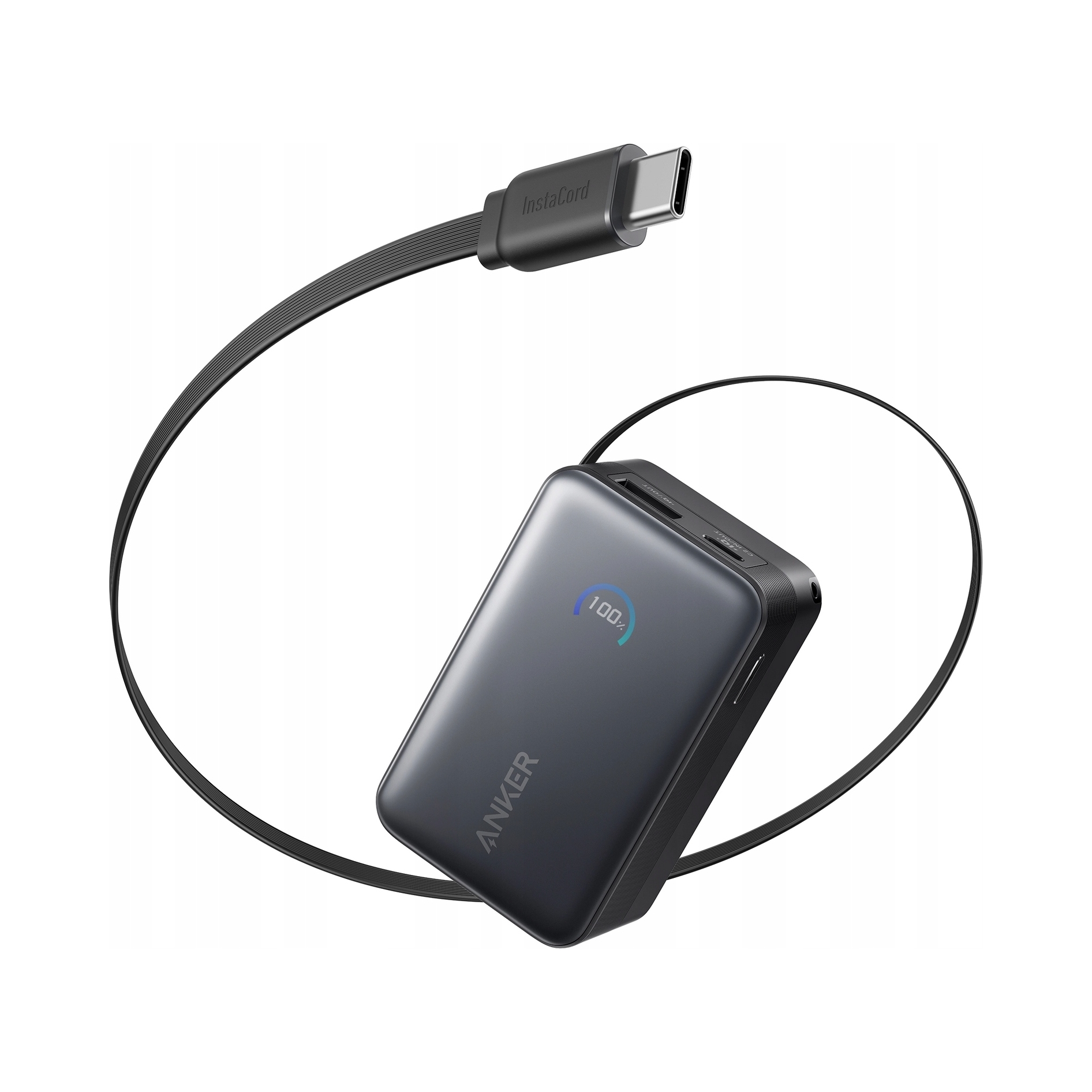 Anker Nano Usb-a Usb-c Szybka Ładowarka Powerbank 10.000mAh Czarny