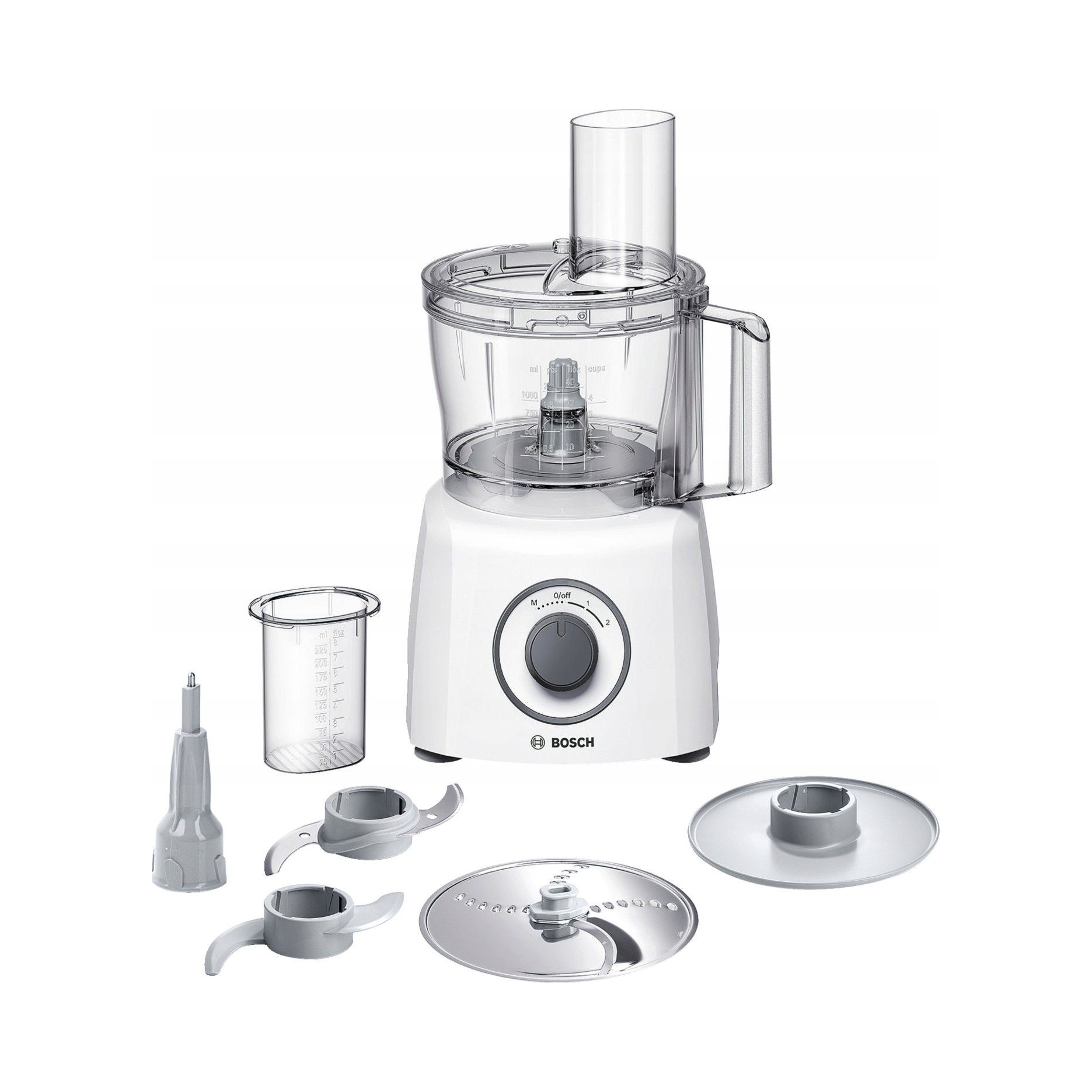 BOSCH Robot Kuchenny MultiTalent 3 20 Funkcji 800W Biały — miniatura 6