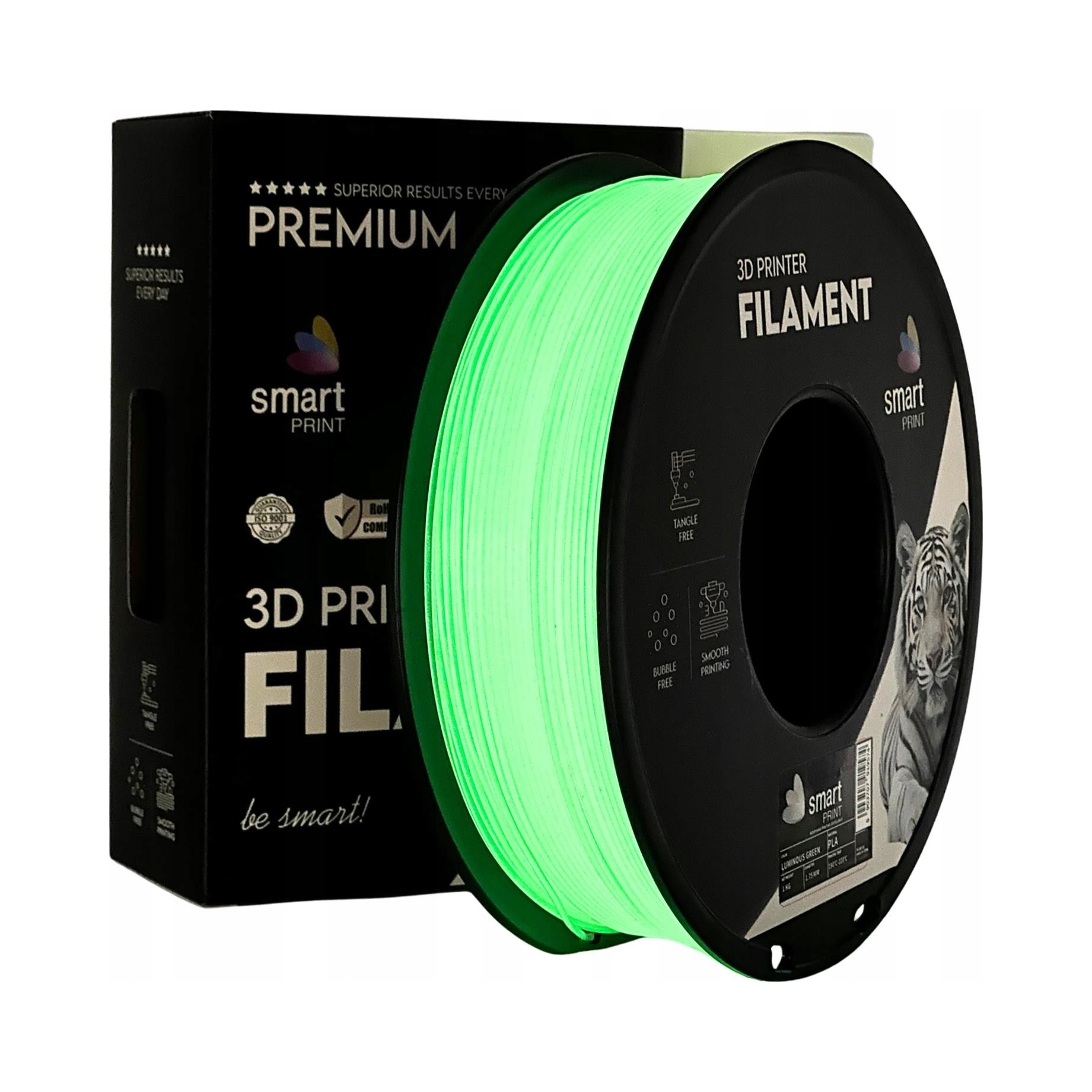 Filament Pla Smart Print 1,75 mm 1000 g zielony