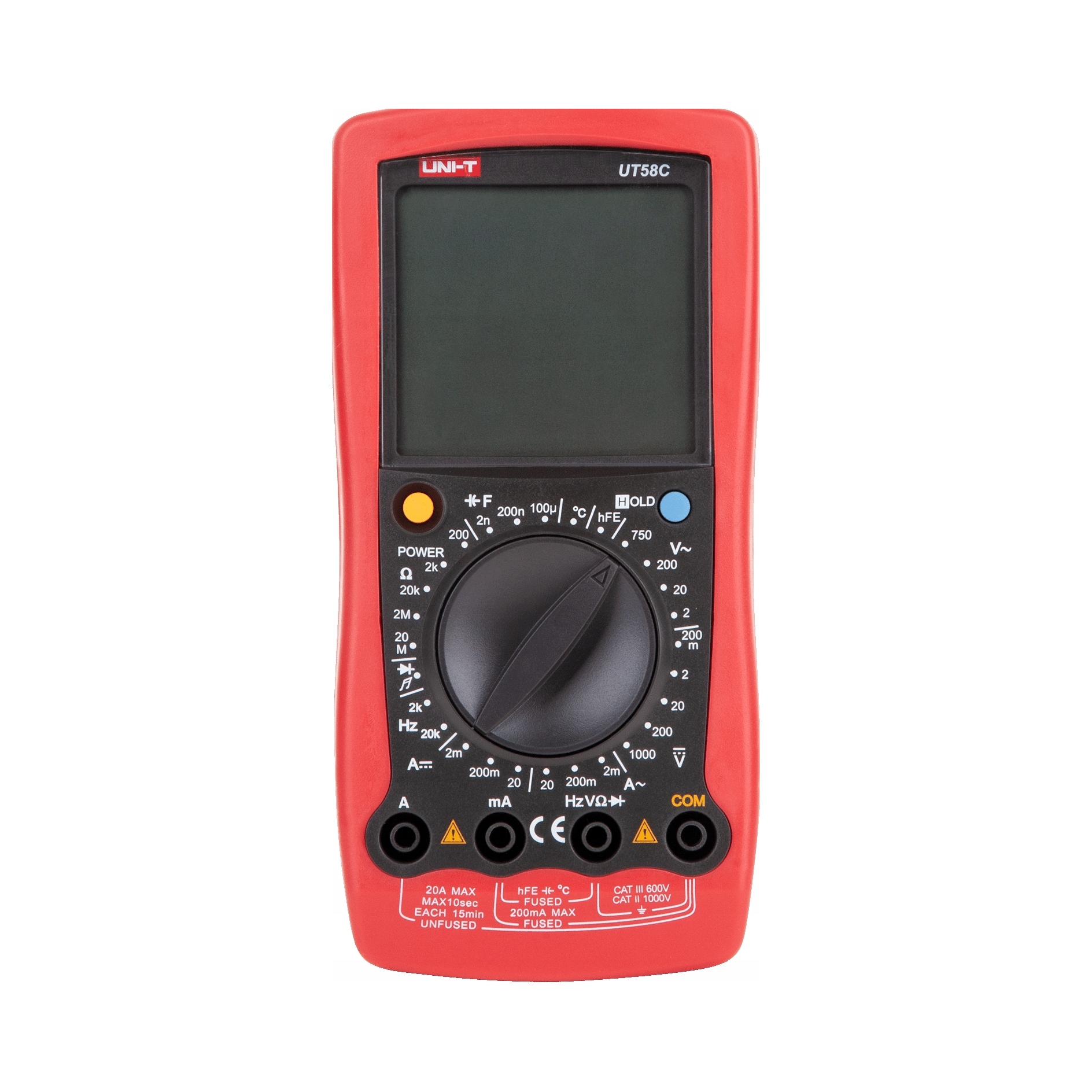 Uni-t MIE0083 Univerzální multimetr UT58C, 9 V