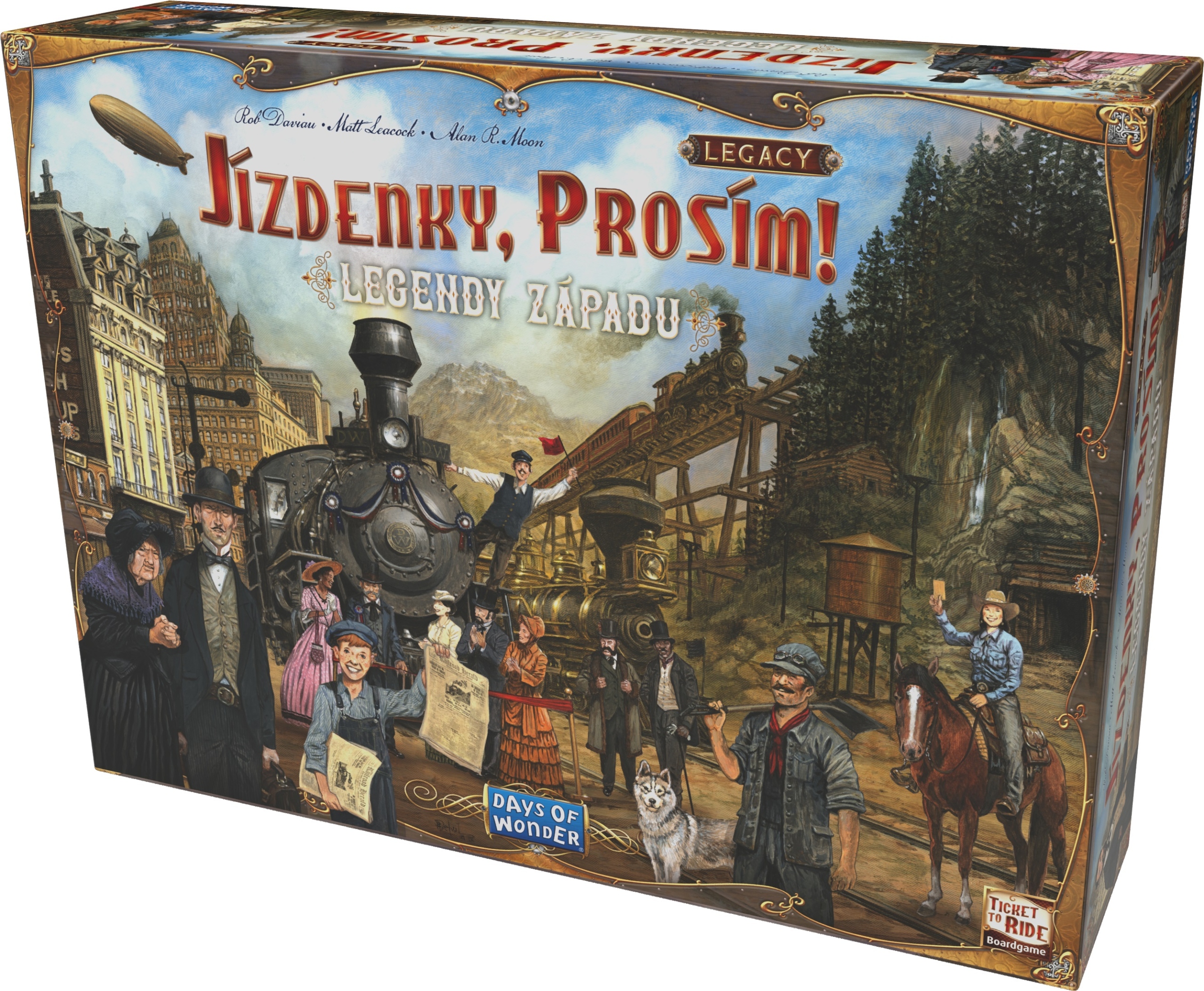 Asmodee Jízdenky, prosím! Legacy: Legendy západu