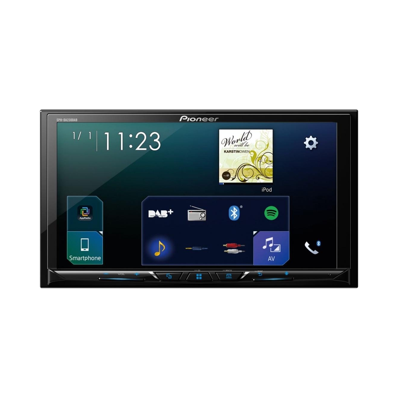 Radio samochodowe Pioneer SPH-DA230DAB Android Bluetooth Dab+ Spotify