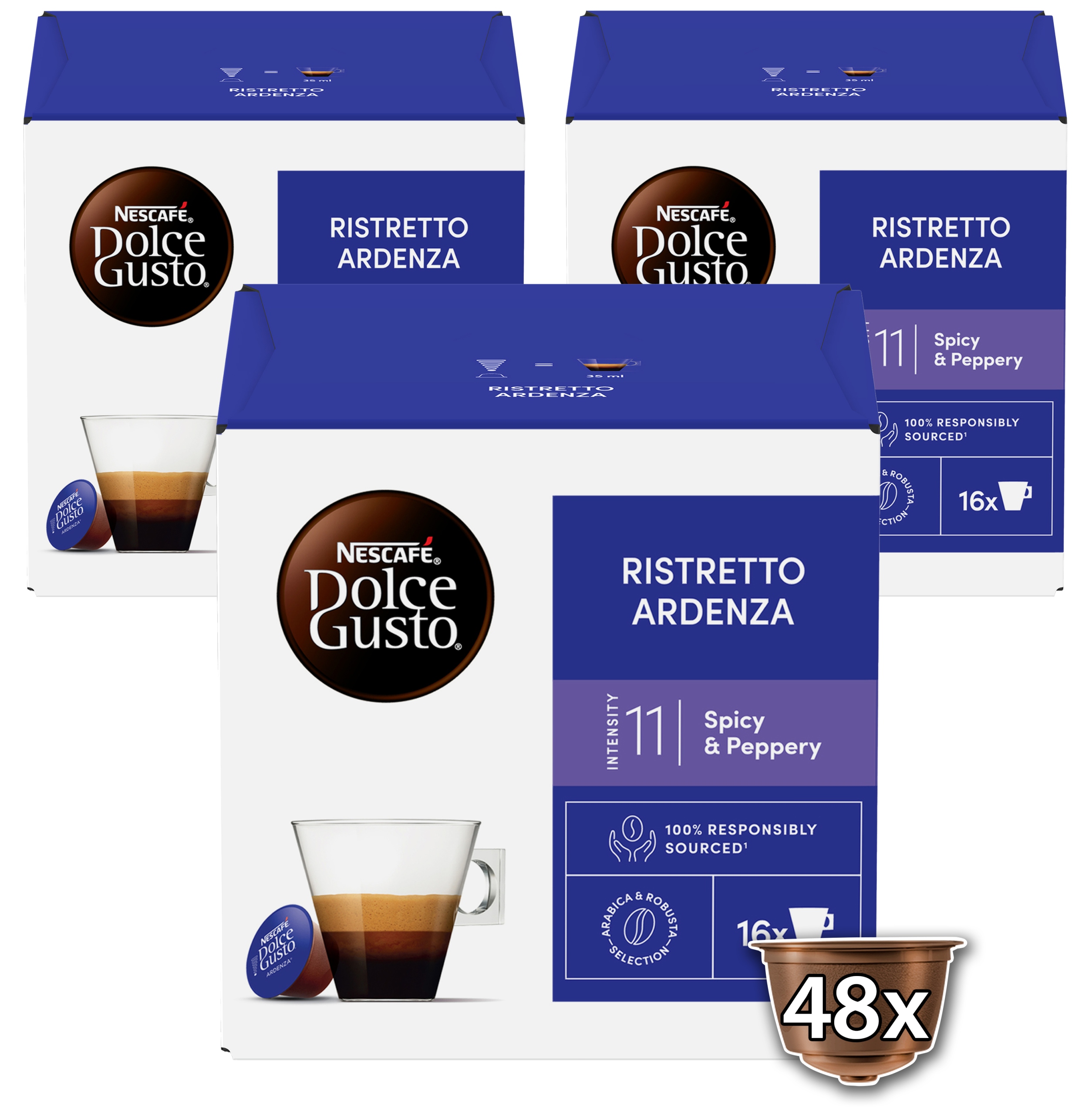 Nescafé Dolce Gusto kávové kapsle Ristretto Ardenza 3balení