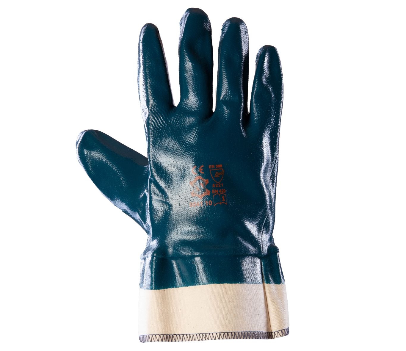 12 x rukavice Covent nitril těžké manžety Euronitril Rrni velikost 10,5