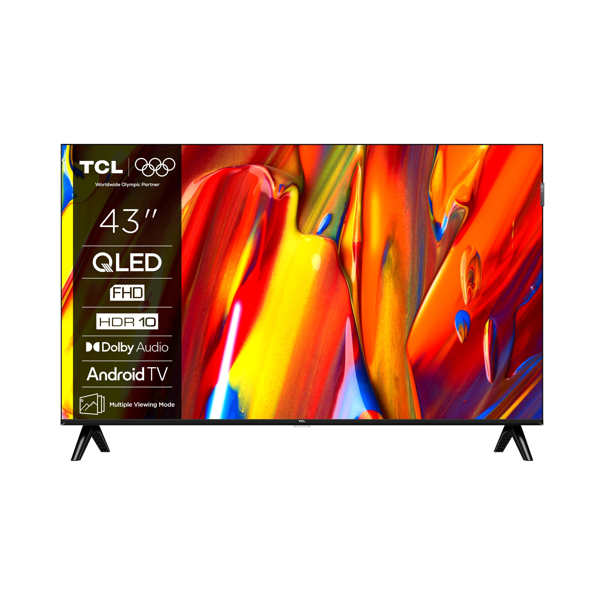 Televízor Tcl 43V5C Qled Smart Tv, 108 cm, Full Hd, Android Tv, Qled