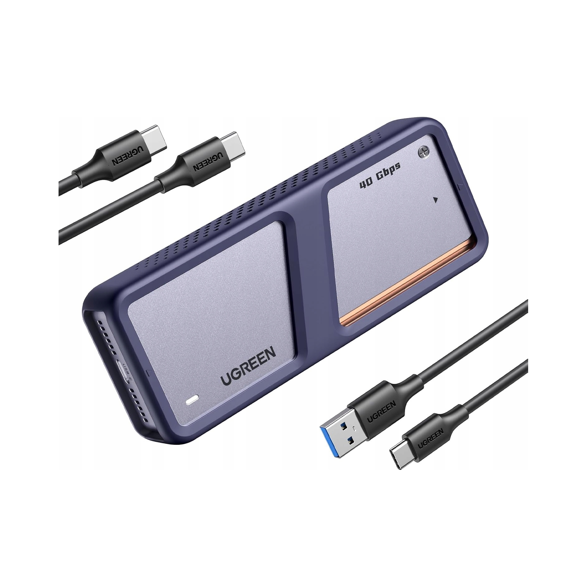 Ugreen USB4 M.2 NVMe 40 Gb/s – aktivní chlazení ventilátorem :972