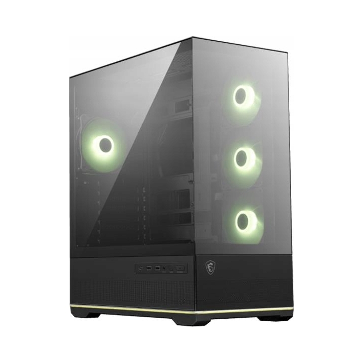 Obudowa Msi Mag Pano 110R Pz Midi Tower Szkło hartowane 4xWentylator Czarna