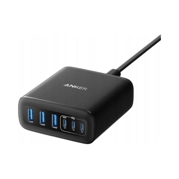 ANKER Ładowarka USB-C 6 Portów 112W Dla iPhone MacBook Galaxy iPad — miniatura 9