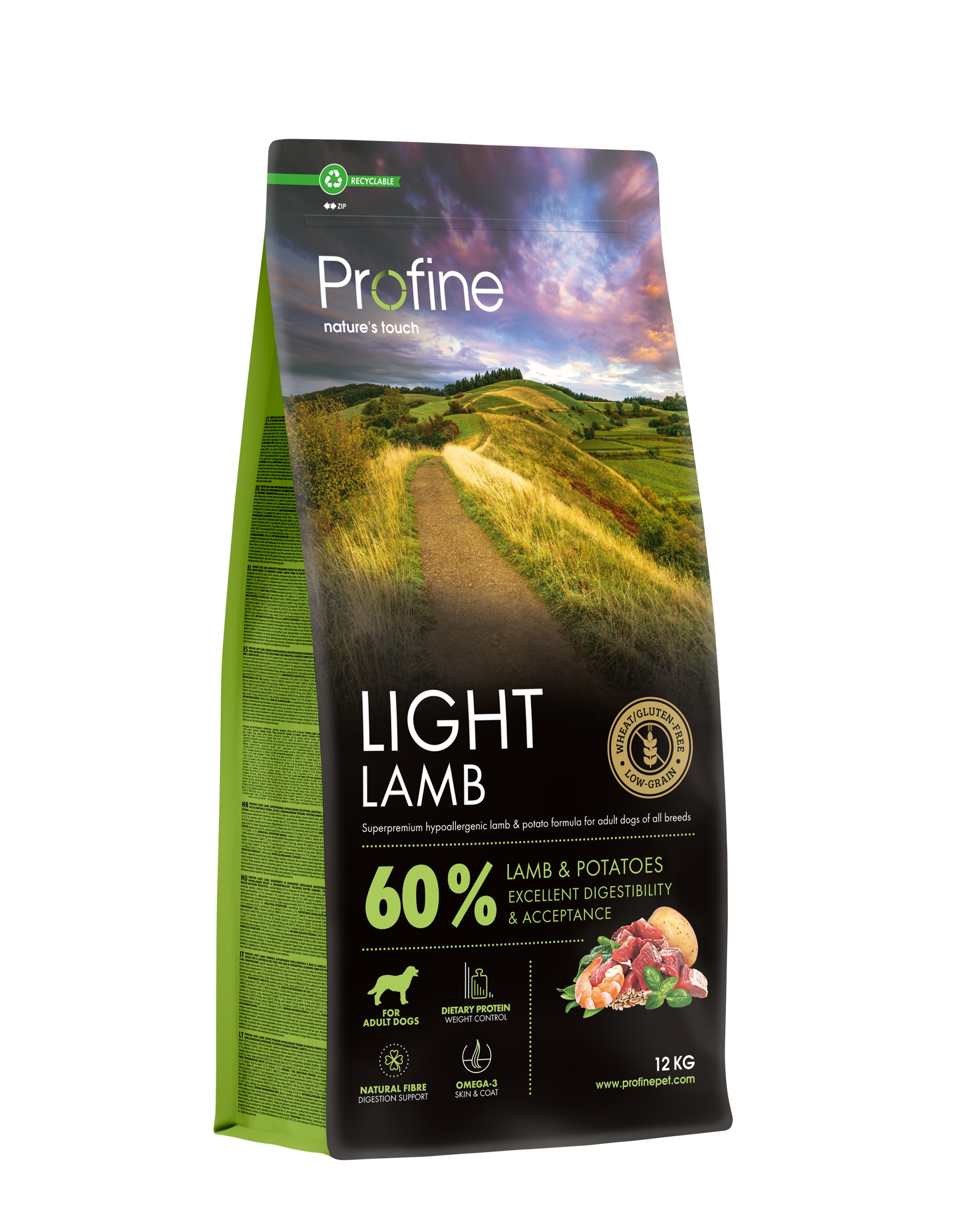 Profine Dog Dry Light Lamb 12 kg