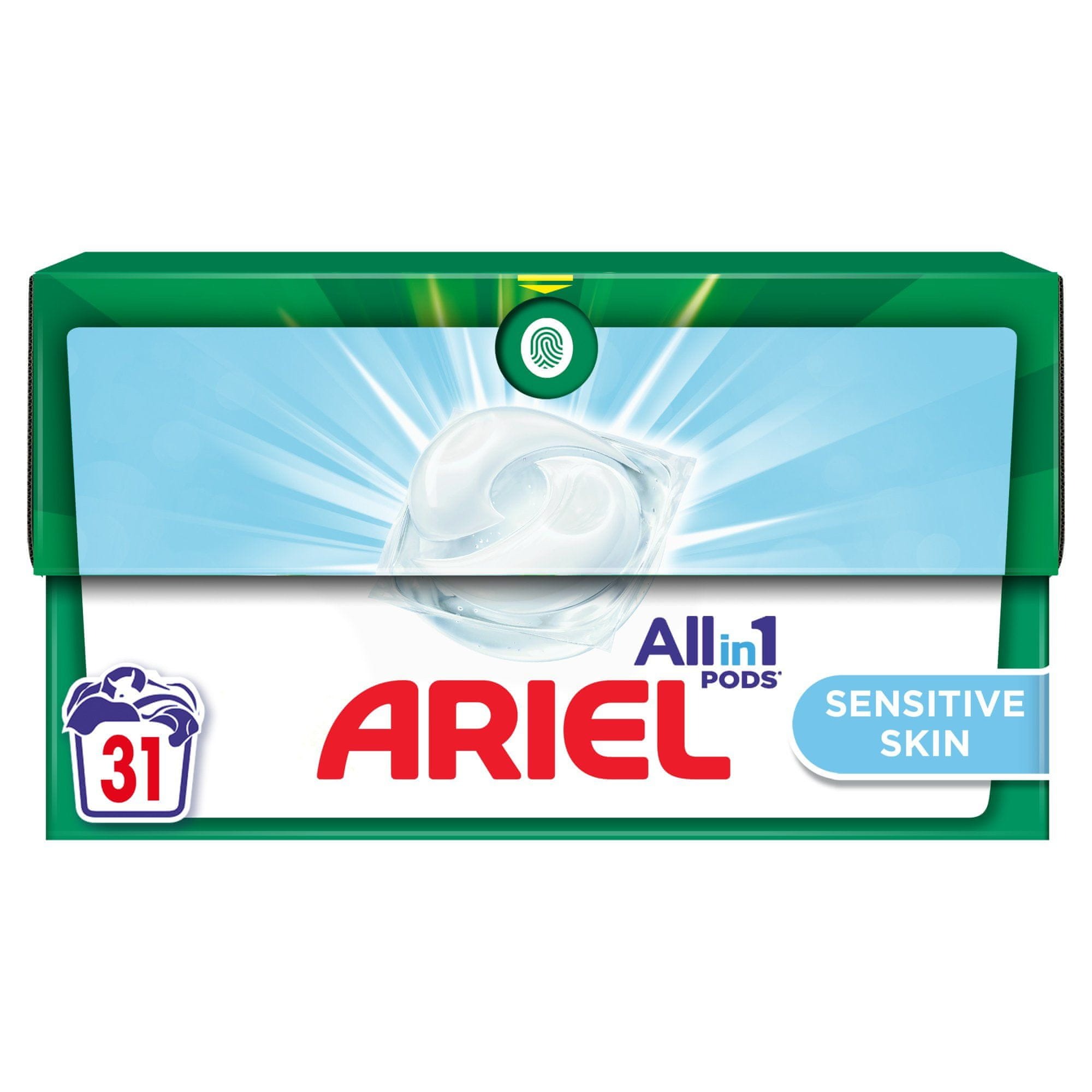 Levně Ariel Kapsle na praní Sensitive 31 praní