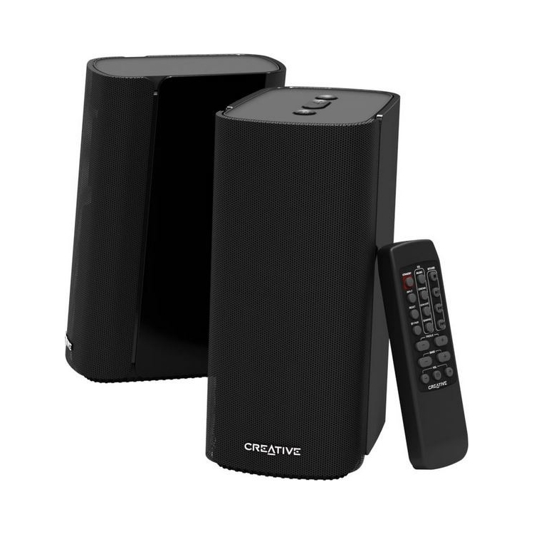 Počítačové reproduktory 2.0 Creative T100 40W Bluetooth Jack čierne