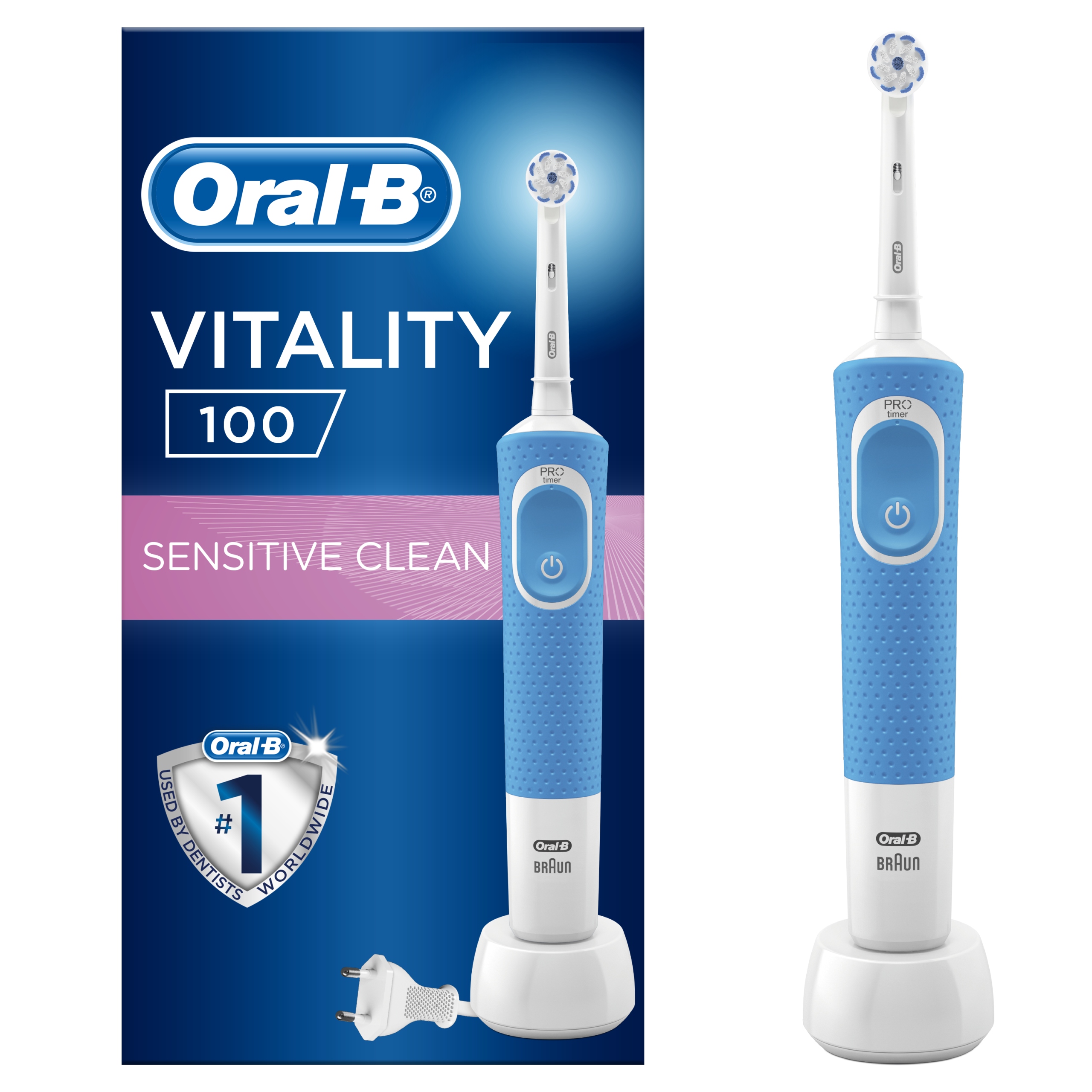 

Oral-B D100 Blue Sensitive Szczoteczka