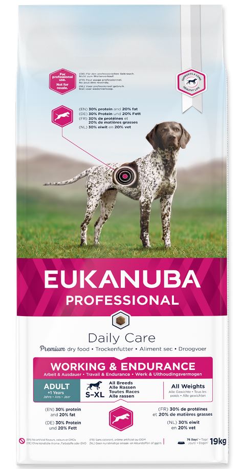 Levně Suché krmivo Eukanuba kuře 19 kg