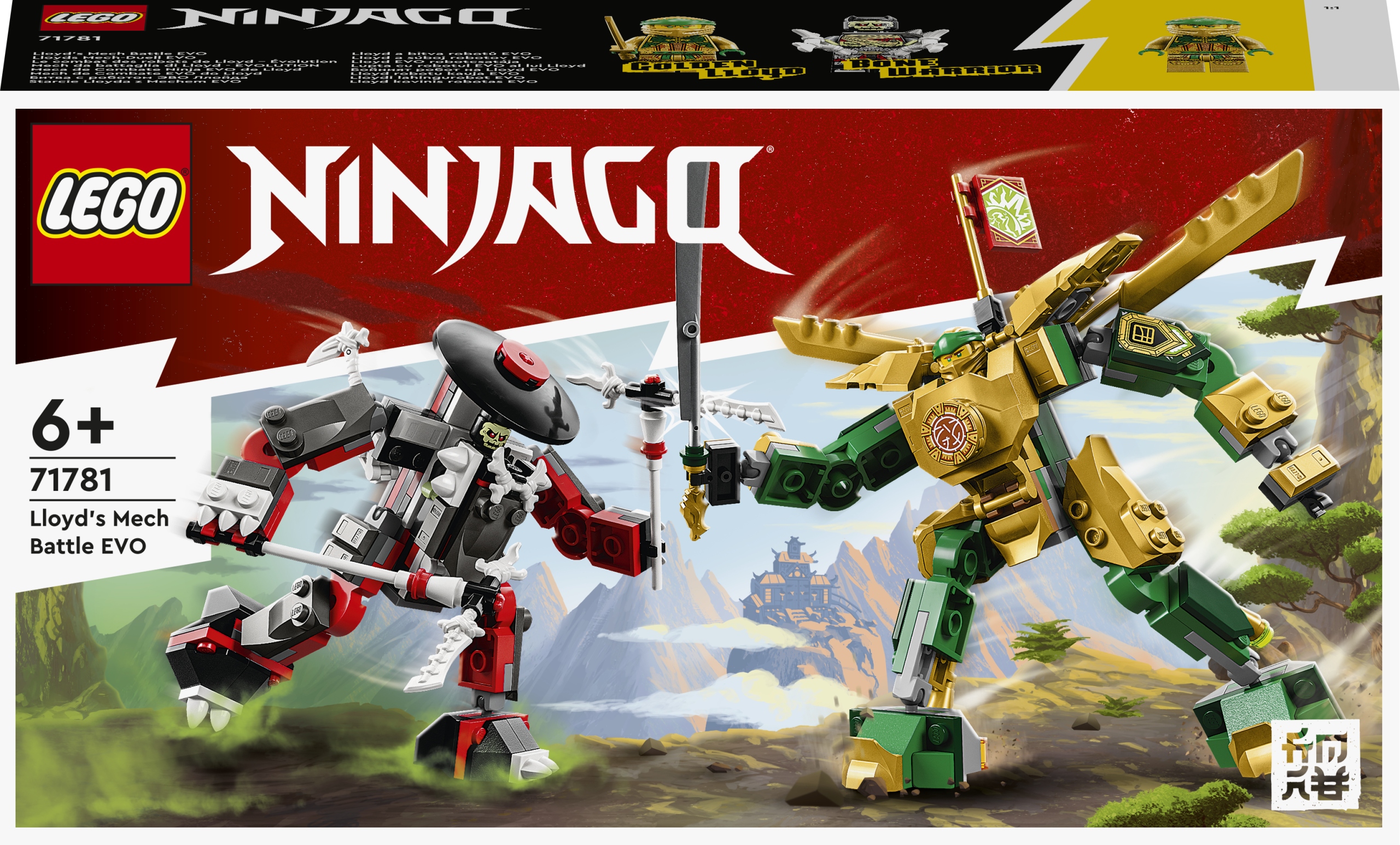 

Lego Ninjago Starcie Lloyda z Mechem Evo 71781