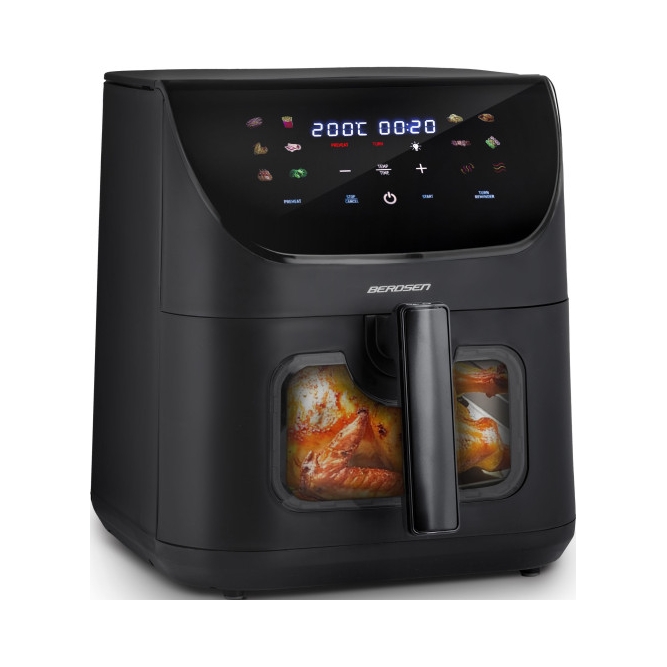 Berdsen BD-660 Horkovzdušná fritéza 8 l, 1700 W, černá