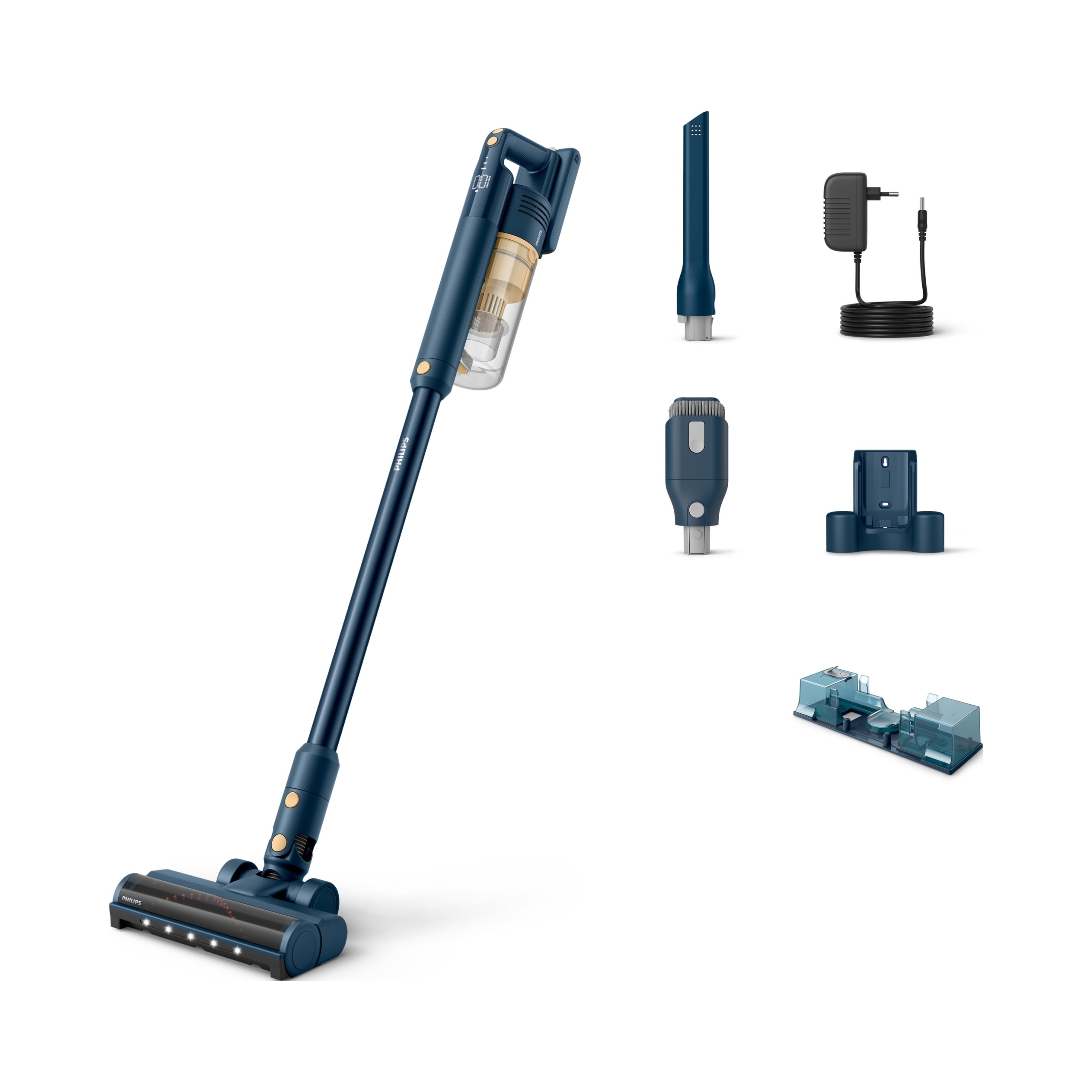 Odkurzacz pionowy Philips z serii Aqua 5000 XC5043/01 25,2V 3w1 z mopowaniem