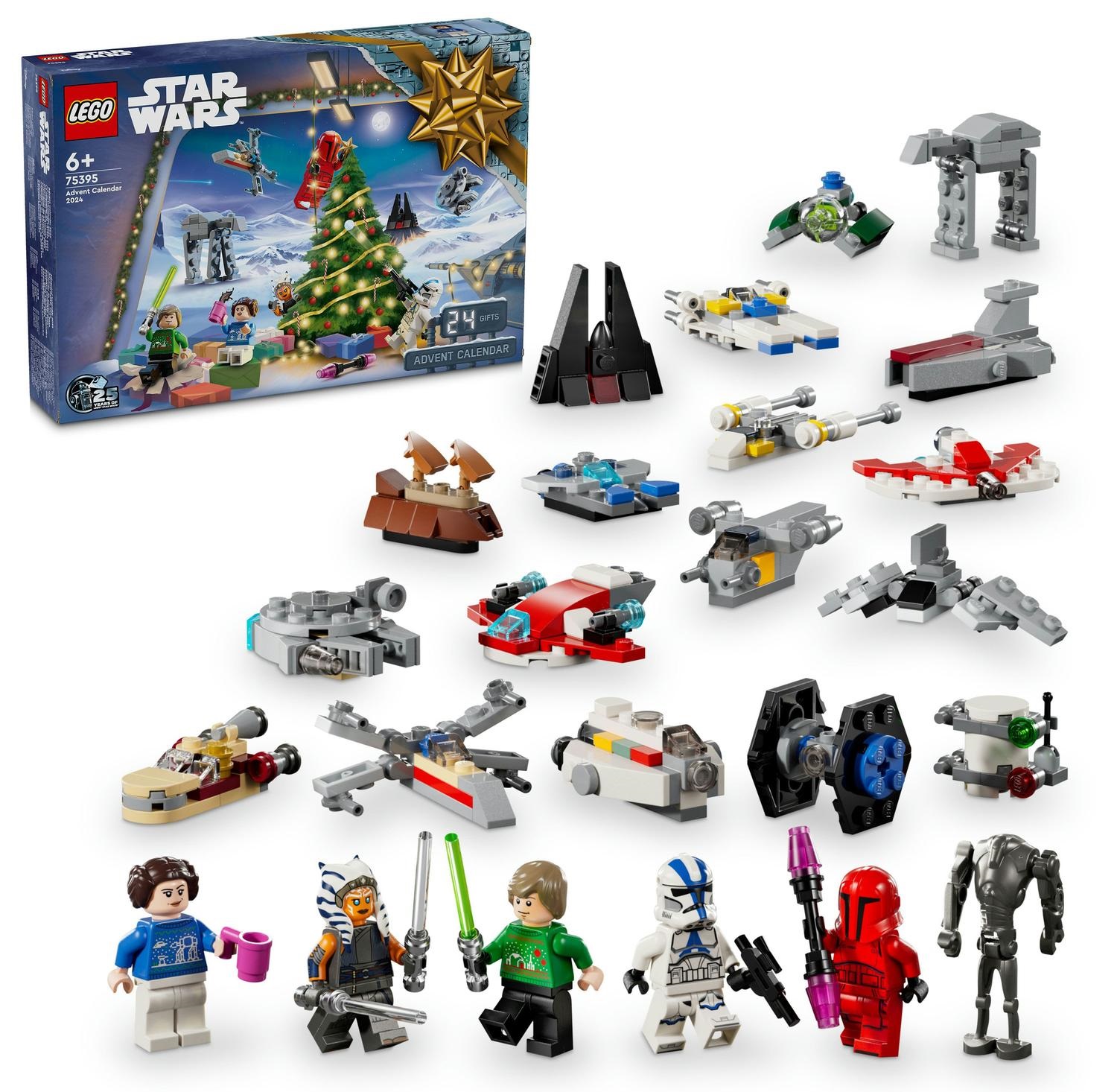 Lego 75395 Star Wars Adventní kalendář Stavebnice 24 dní zábava pro děti