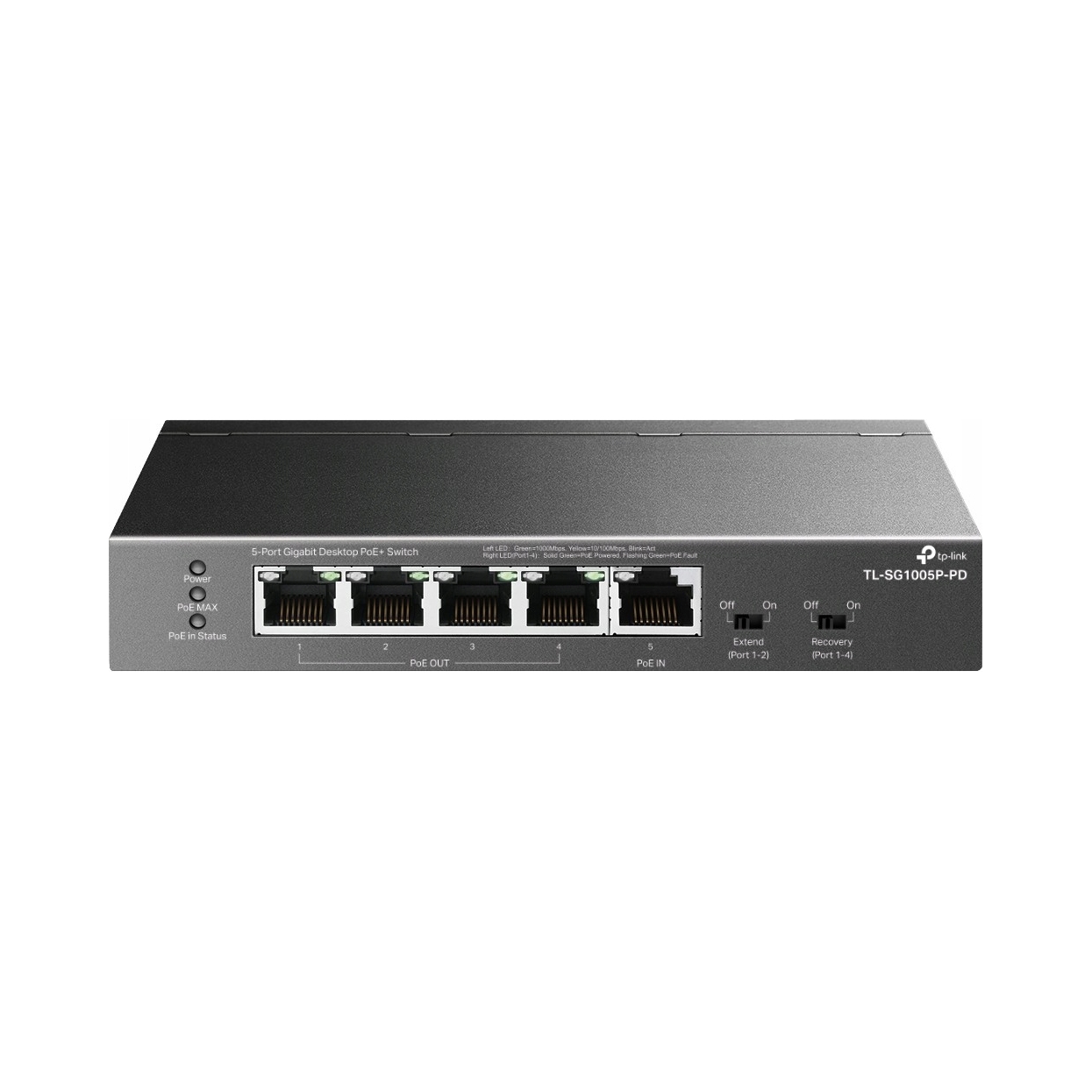 Přepínač TP-Link SG1005P-PD 5xGE 4xPoE+