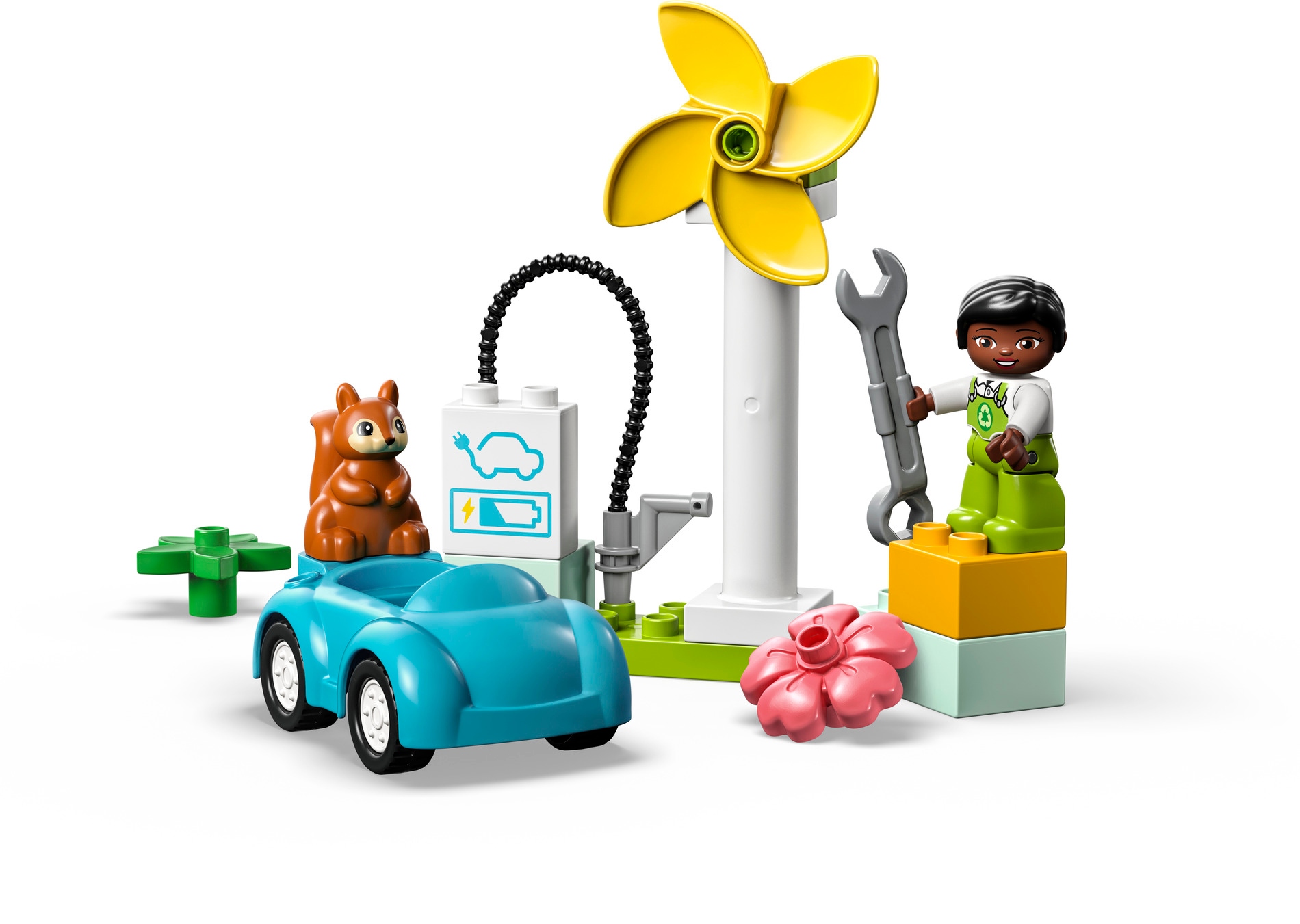 LEGO Duplo 10985 Turbina wiatrowa i samochód Marka LEGO