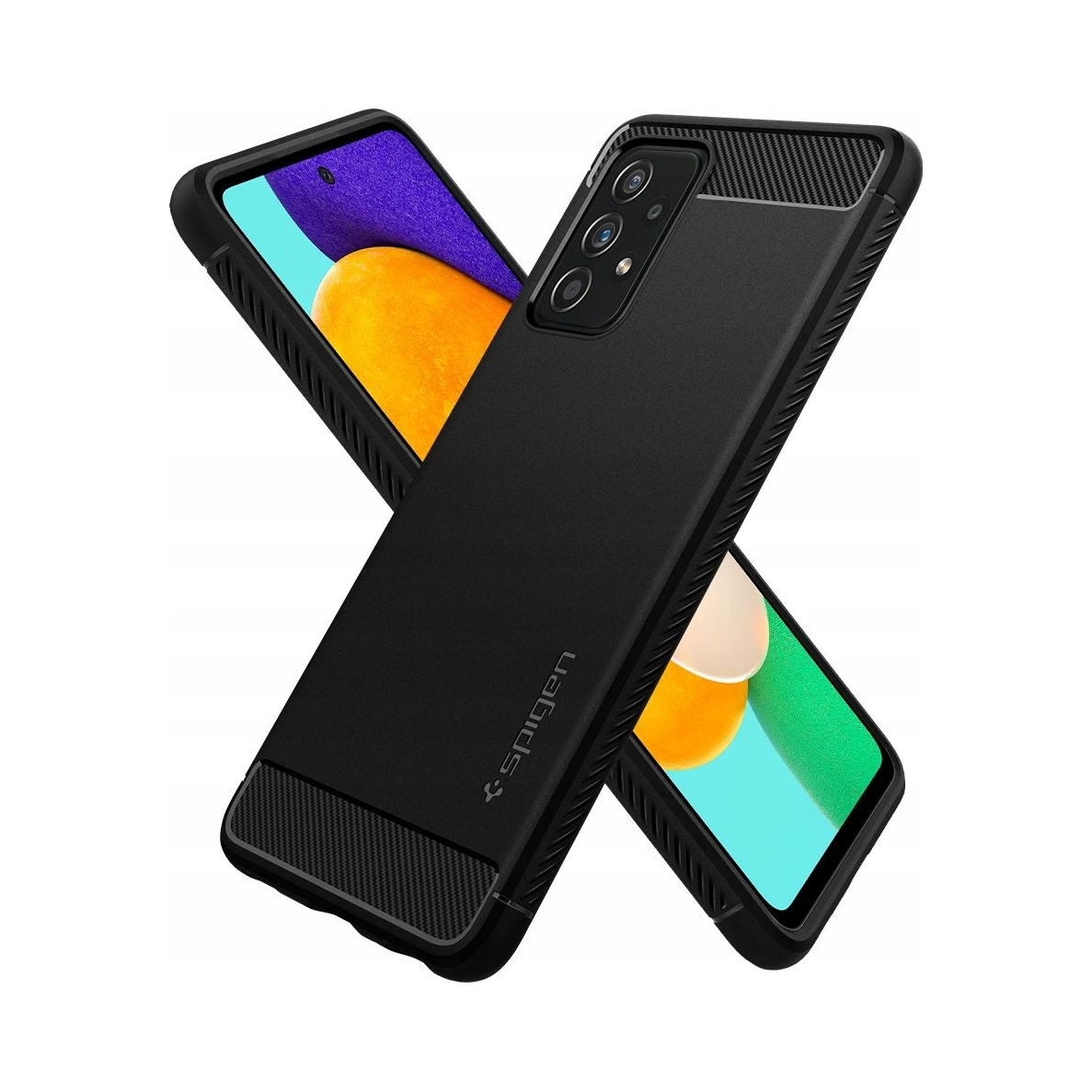 Spigen Rugged Armor Galaxy A52 A52S Matte Black Spigen