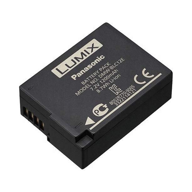 Akumulátor Panasonic DMW-BLC12E 1200 mAh originál pro Panasonic