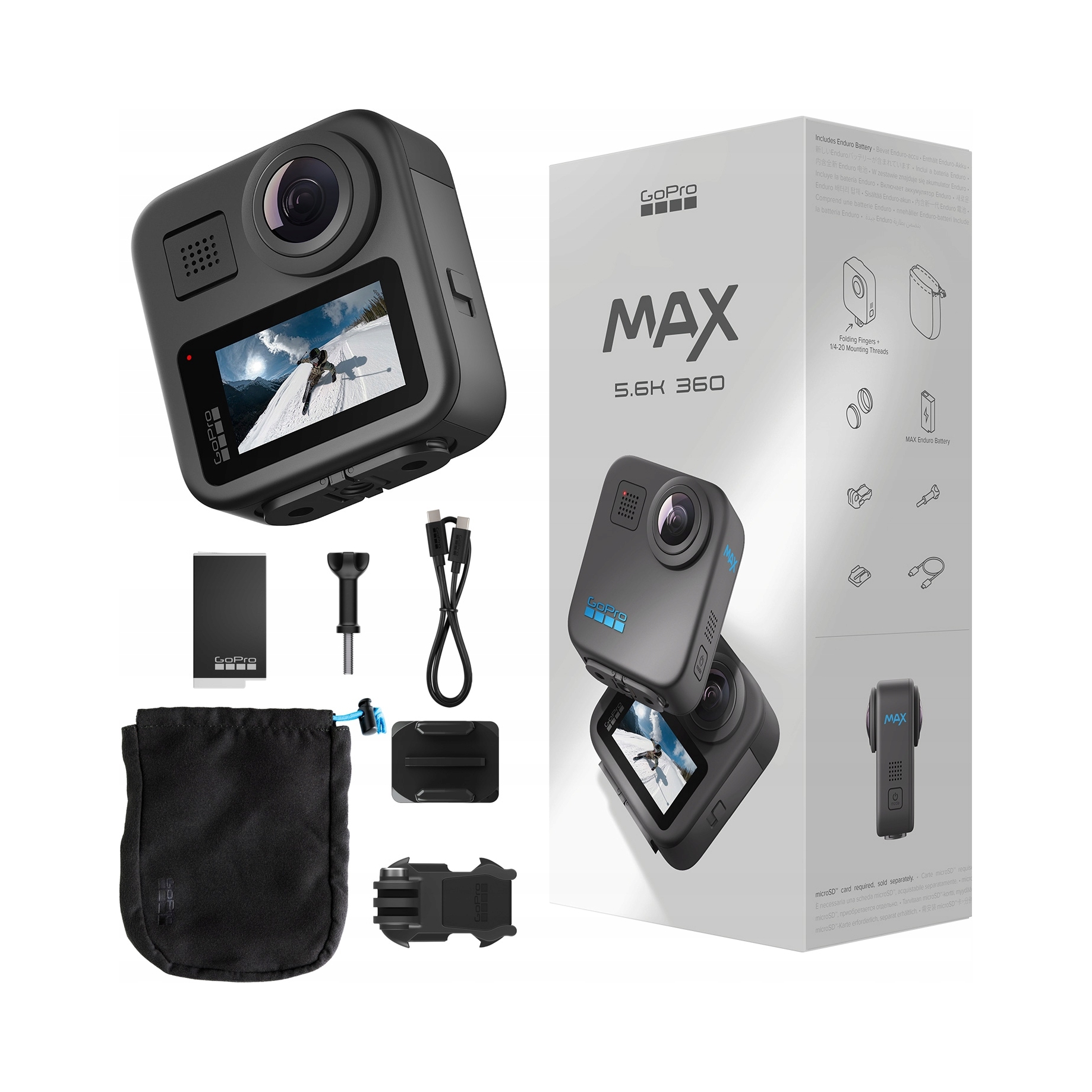 Kamera sportowa 360 GoPro Max z wodoszczelnością 5.6K