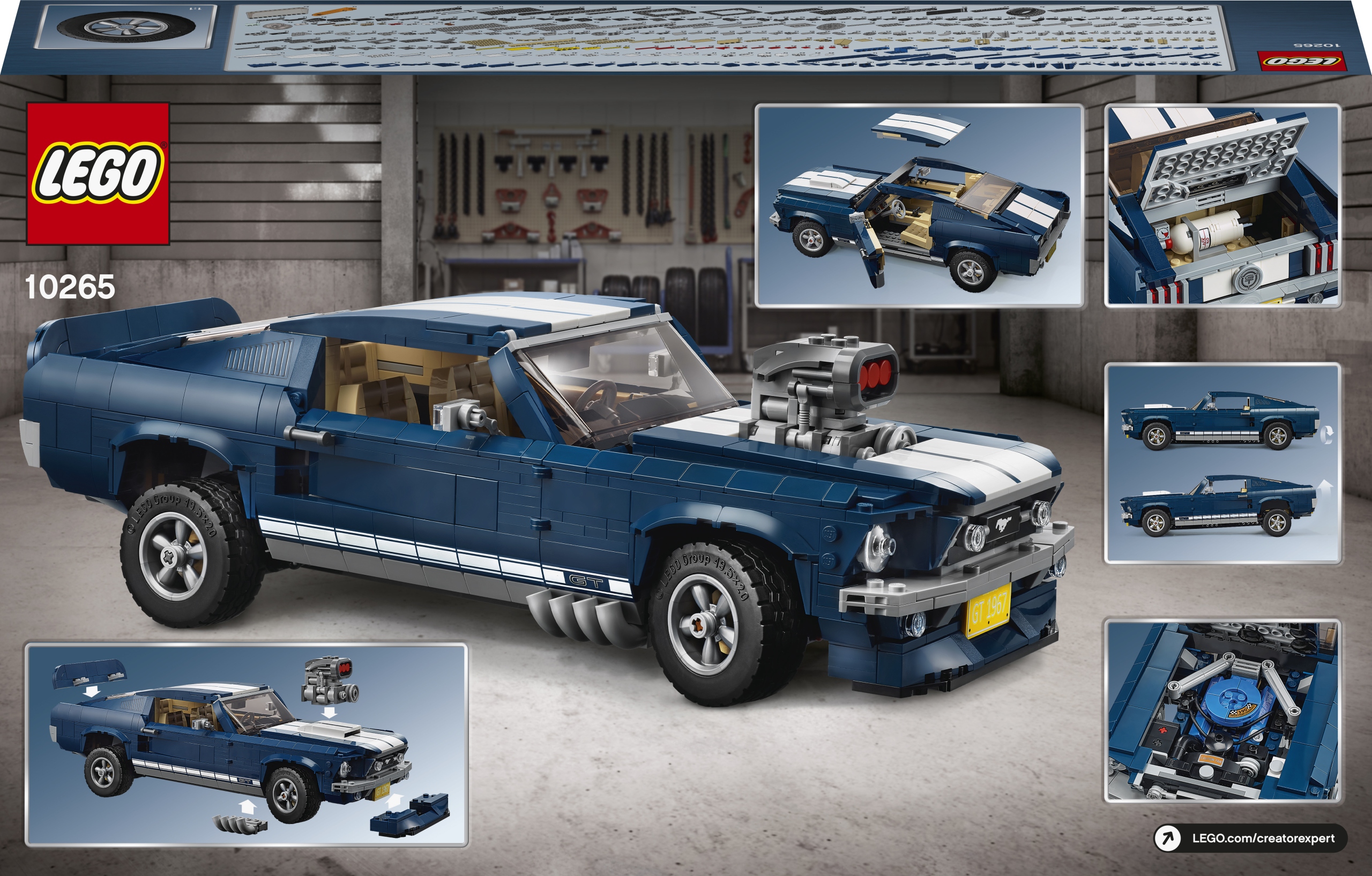 LEGO Creator Expert 10265 Ford Mustang MUSCLE CAR Kultowy Klasyk Bohater brak