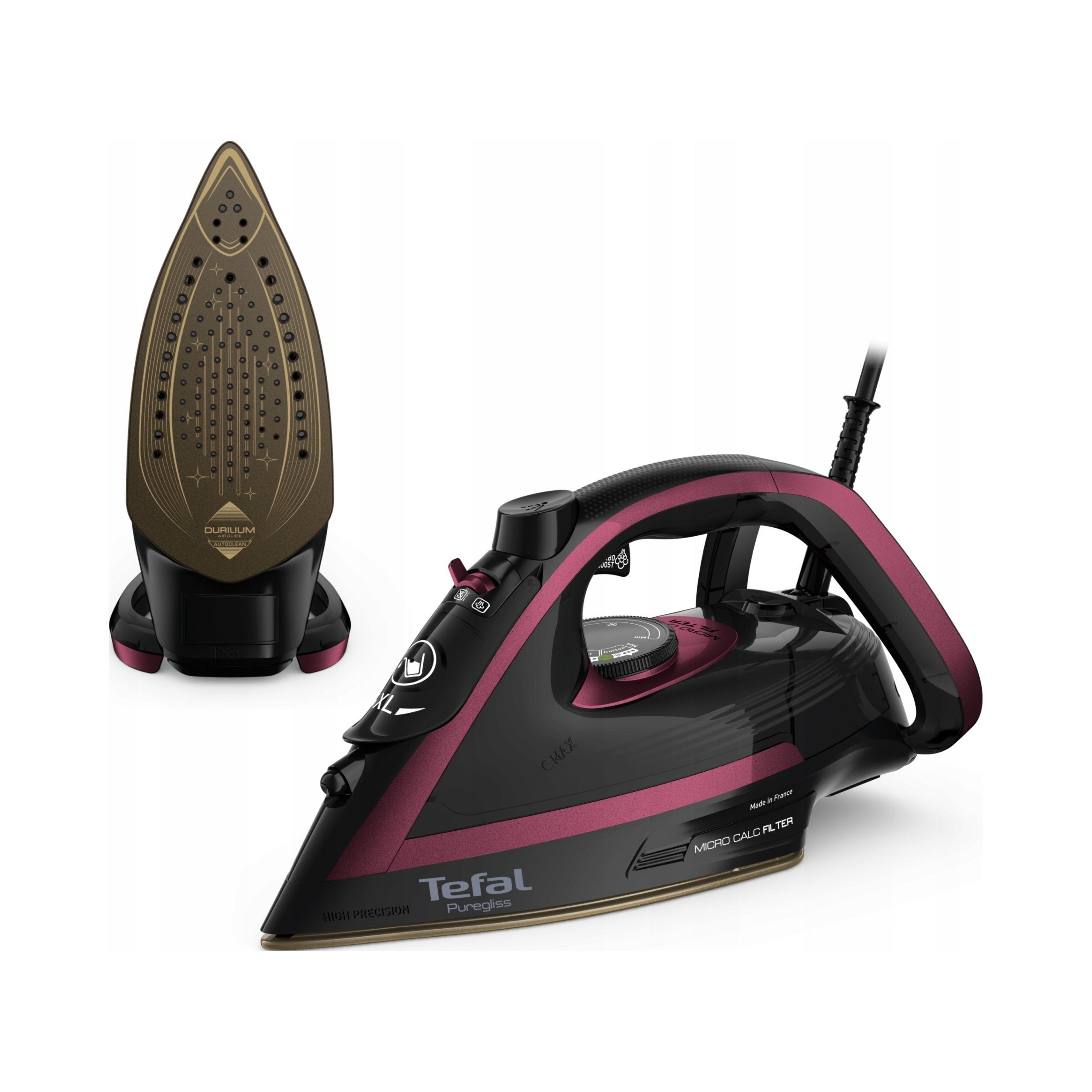 Parná žehlička Tefal Puregliss 8065 3000 W 280 g/min keramická anti-drip