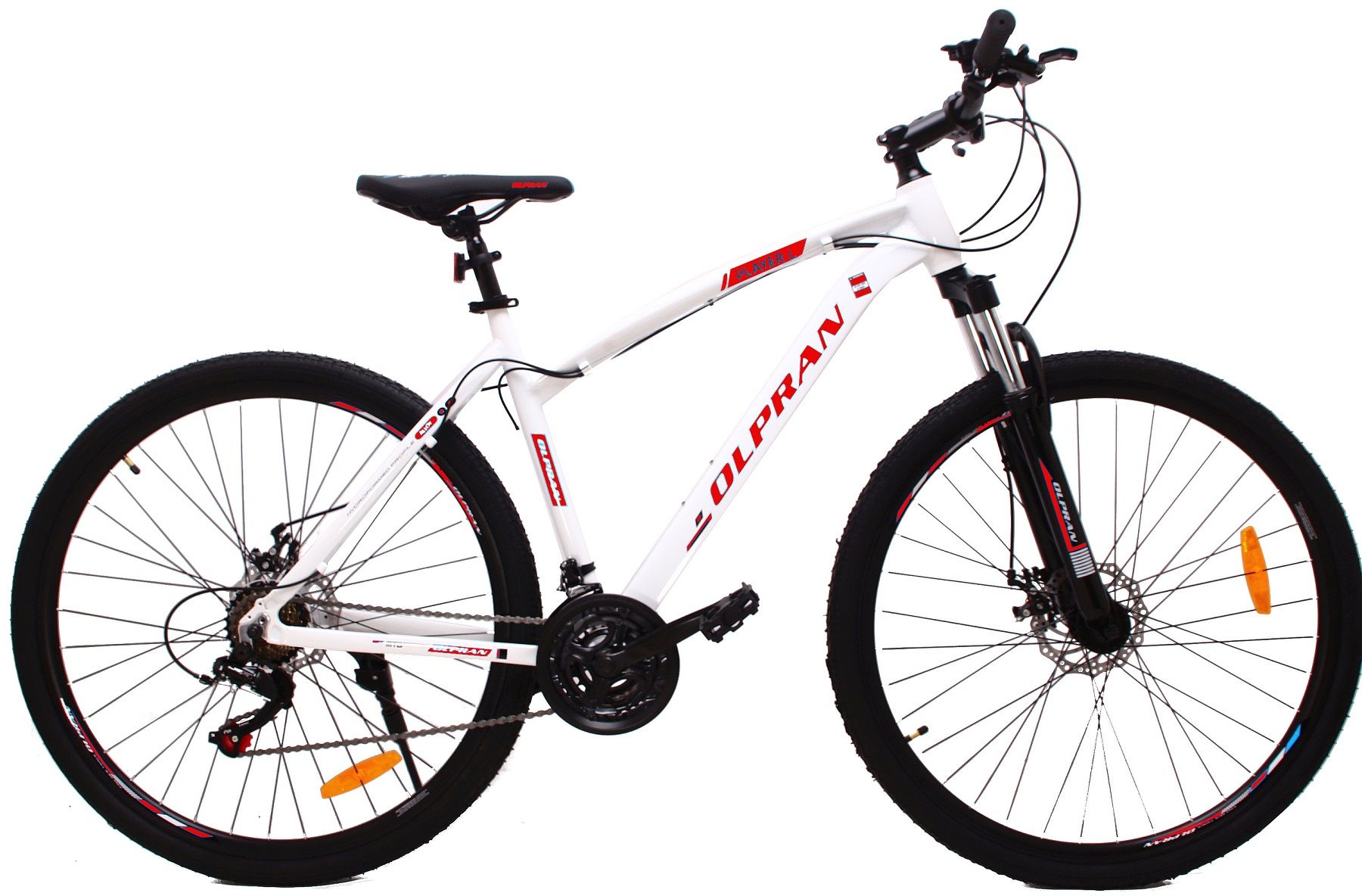 MTB bicykel Olpran Player 28&quot; rám 18 palcov koleso 28 &quot; biela