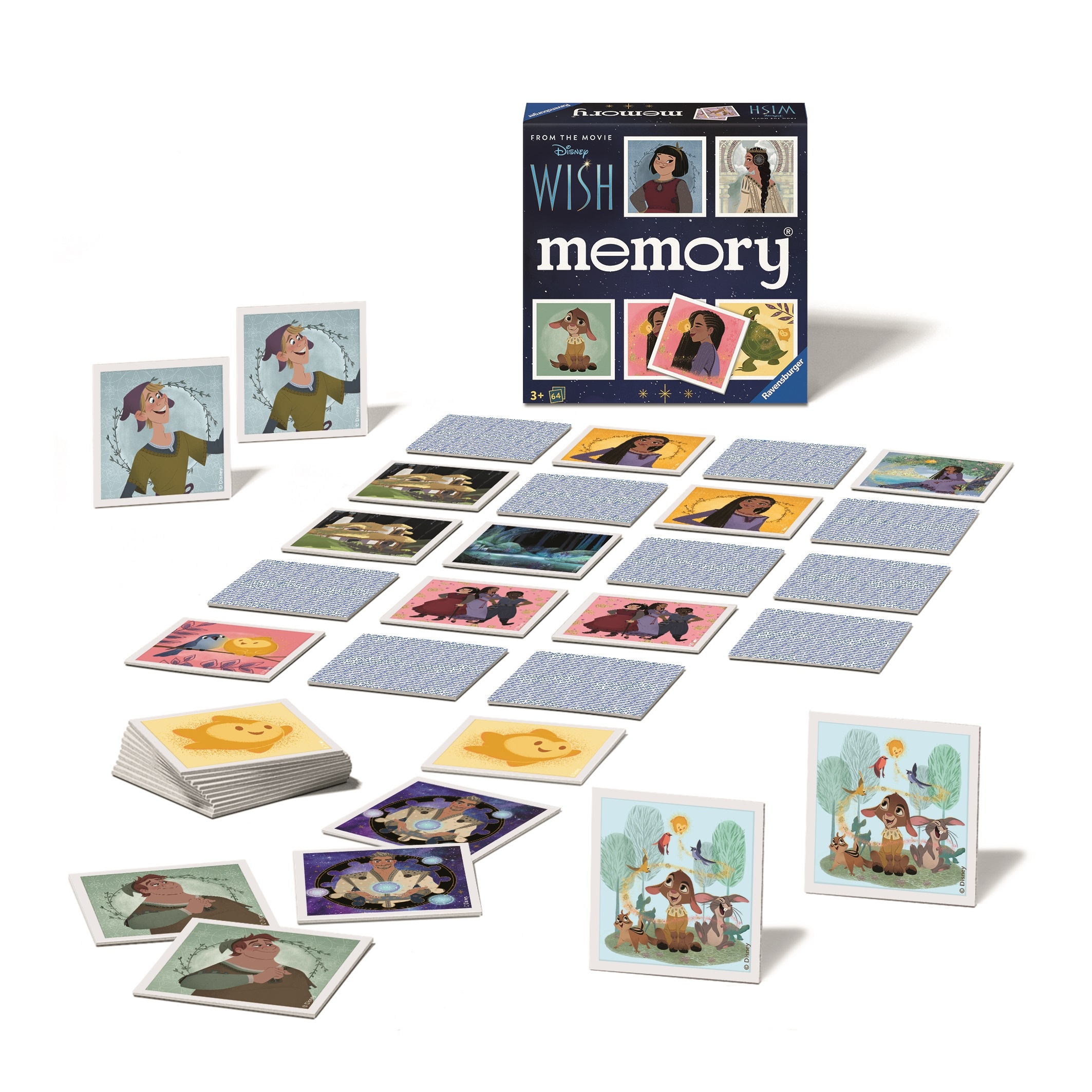 Ravensburger 225958 Pexeso Disney: Życzenia Marka Ravensburger