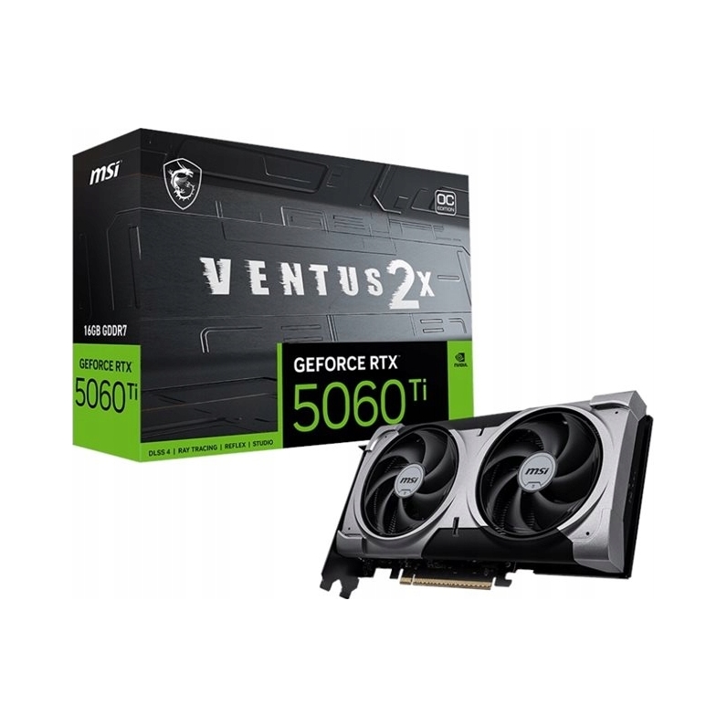 Karta graficzna MSI GeForce RTX 5060 Ti 16G VENTUS 2X OC PLUS