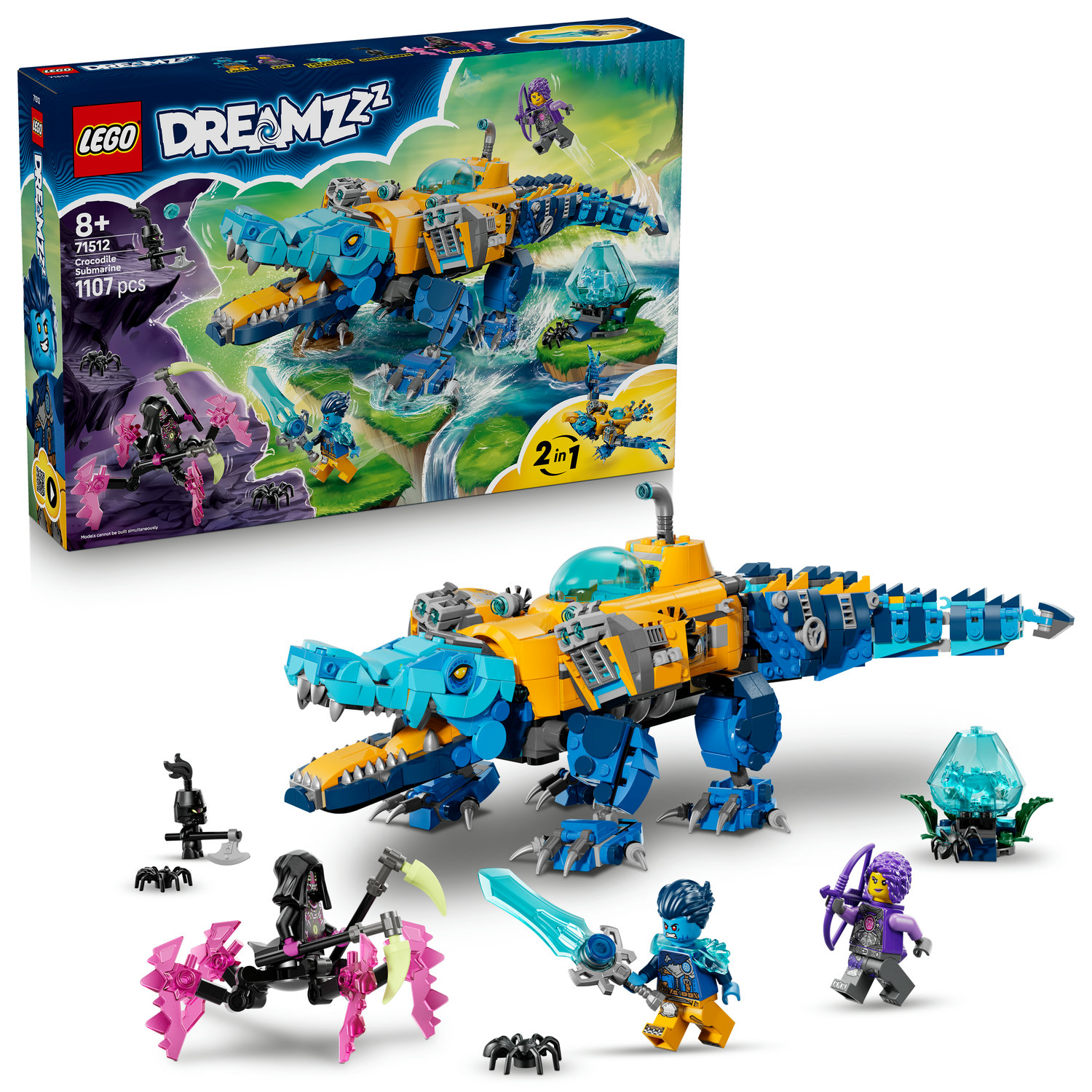 Lego DREAMZzz 71512 Krokodýlí ponorka