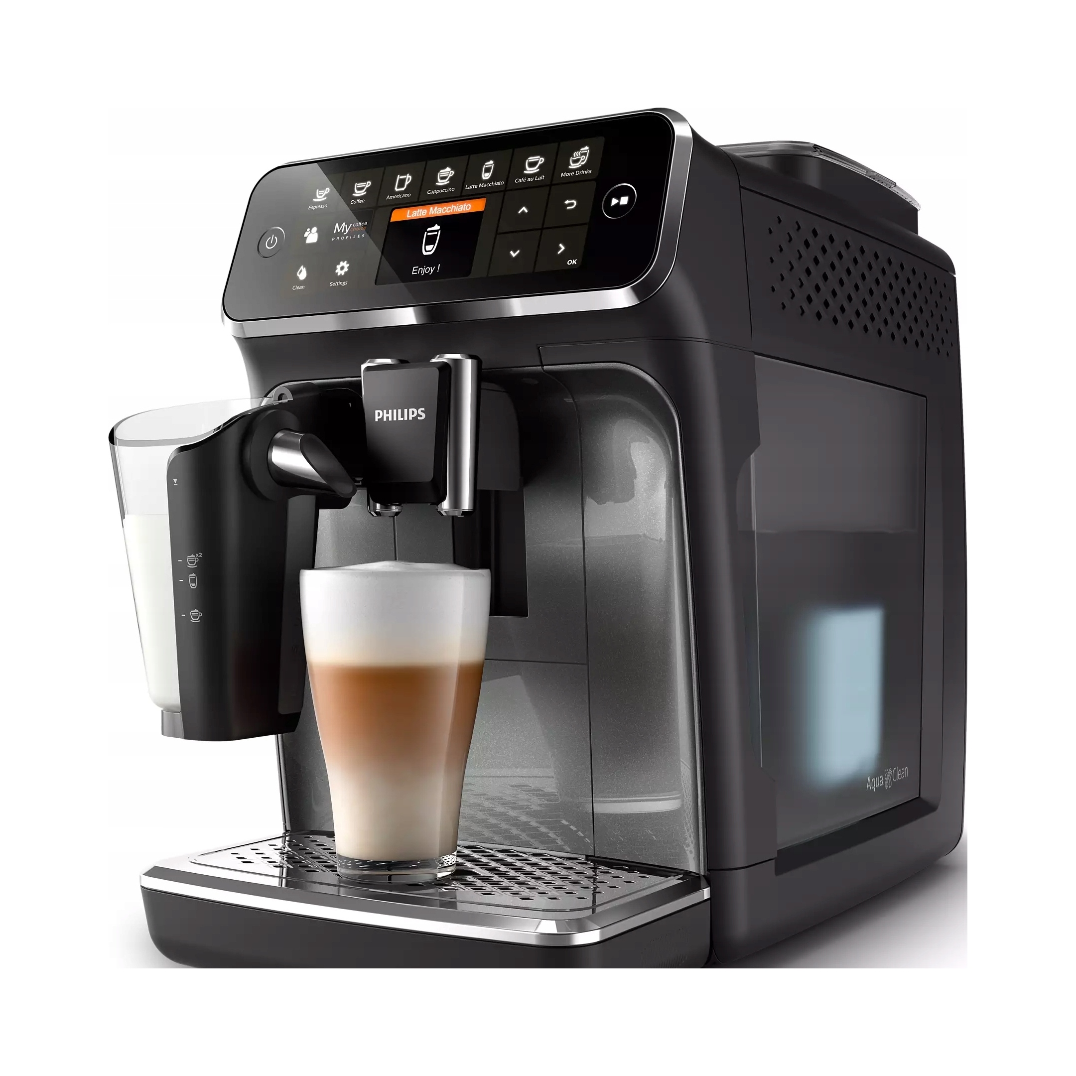 Automatyczny ekspres ciśnieniowy Philips LatteGo EP4349/70 1500 W czarny