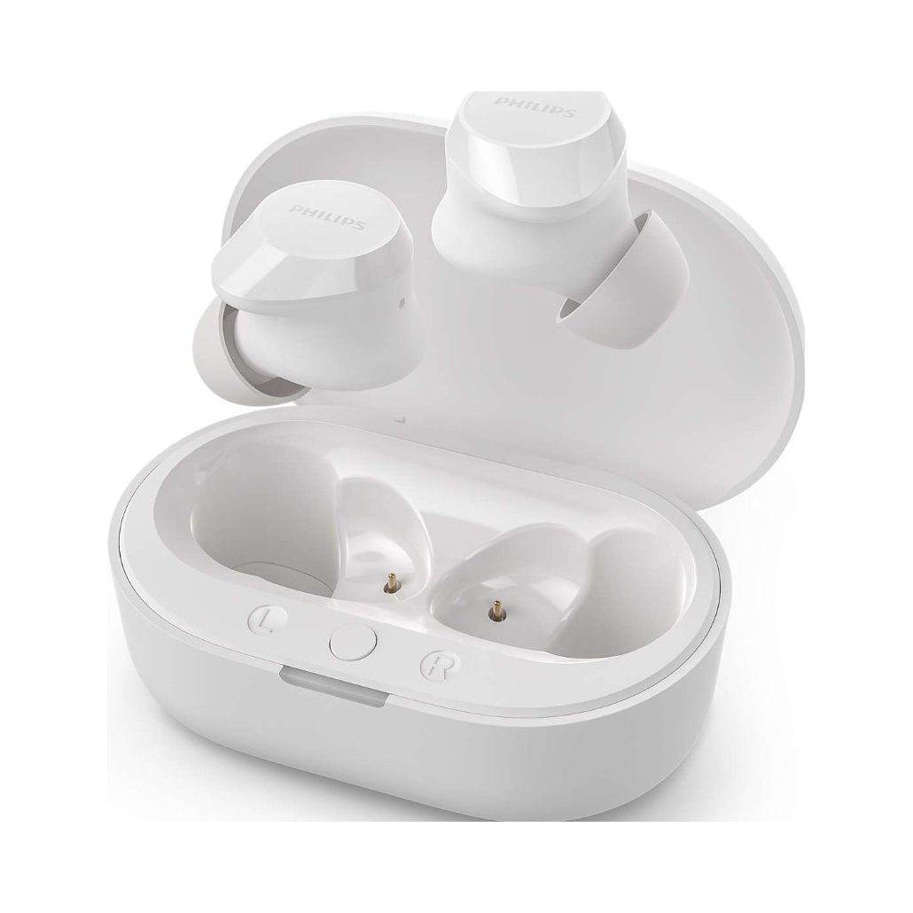 Bezdrátová sluchátka True Wireless bílá Philips TAT1209WT