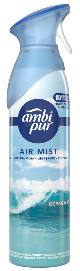 Levně 2x Ambi Pur Osvěžovač vzduchu ve spreji Ocean Mist, 185 ml