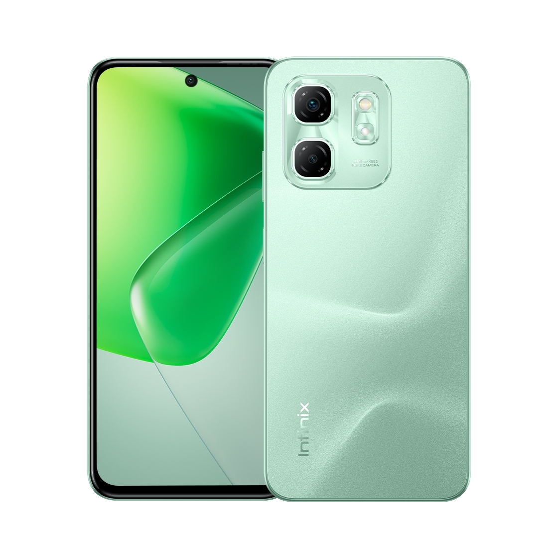 Smartphone Infinix Hot 50i 4 Gb 128 Gb 4G (lte) zelený