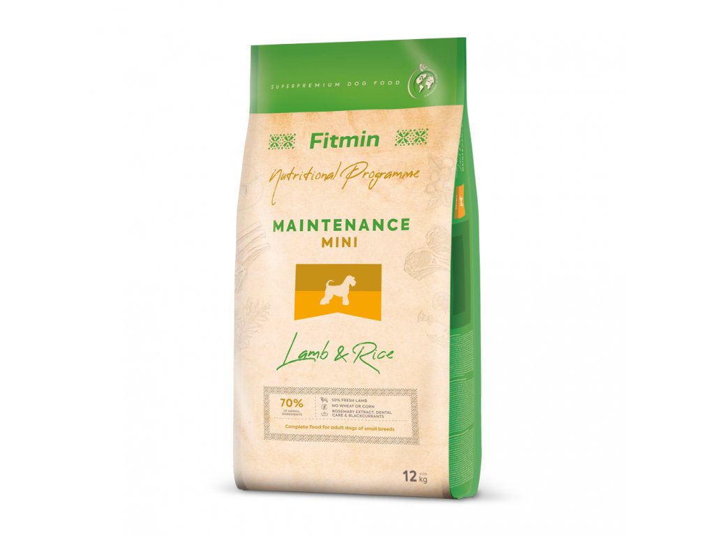 Levně Fitmin mini lamb&rice 12 kg
