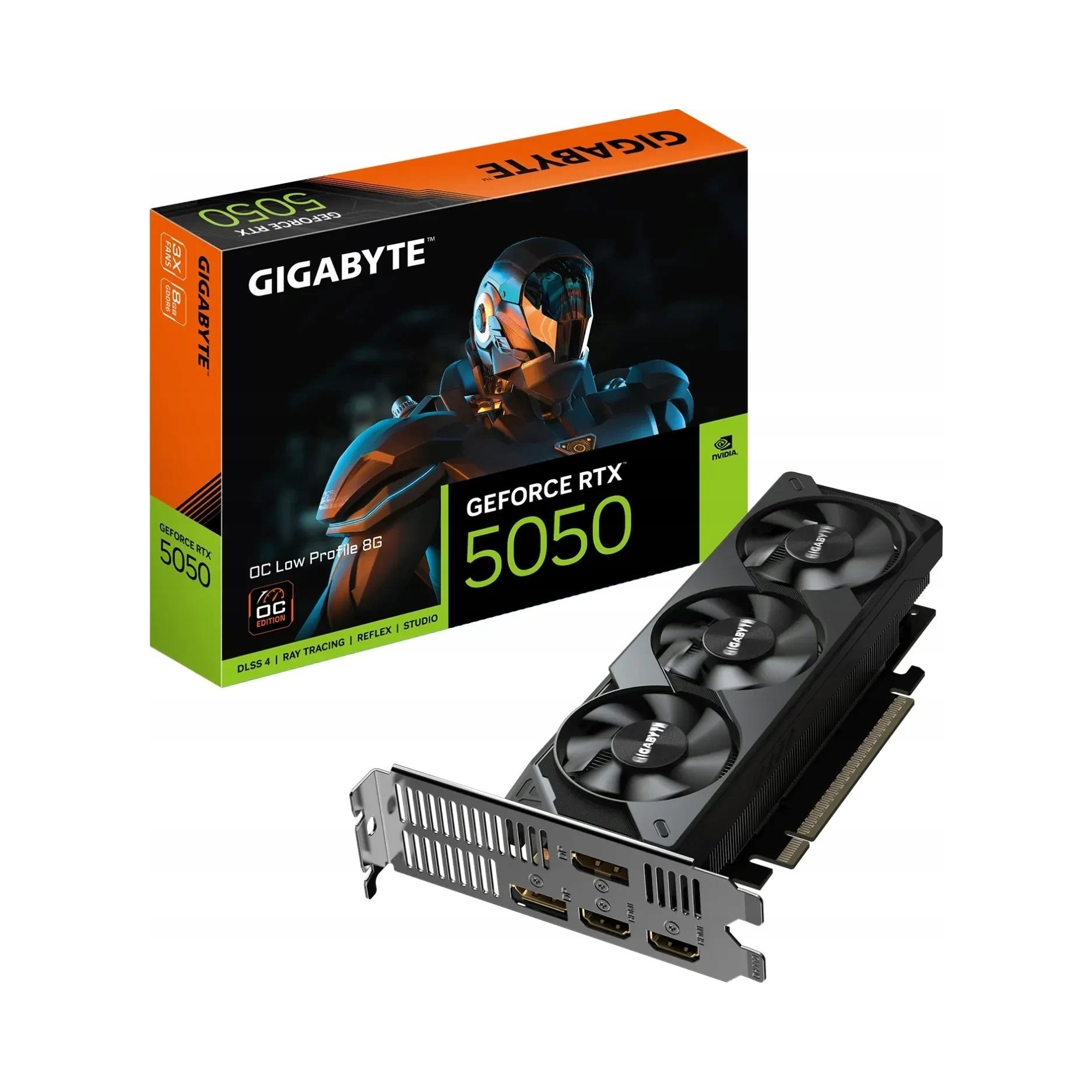 Karta graficzna Gigabyte GeForce RTX 5050 Low Profile 8GB GDDR6 DLSS4 LP