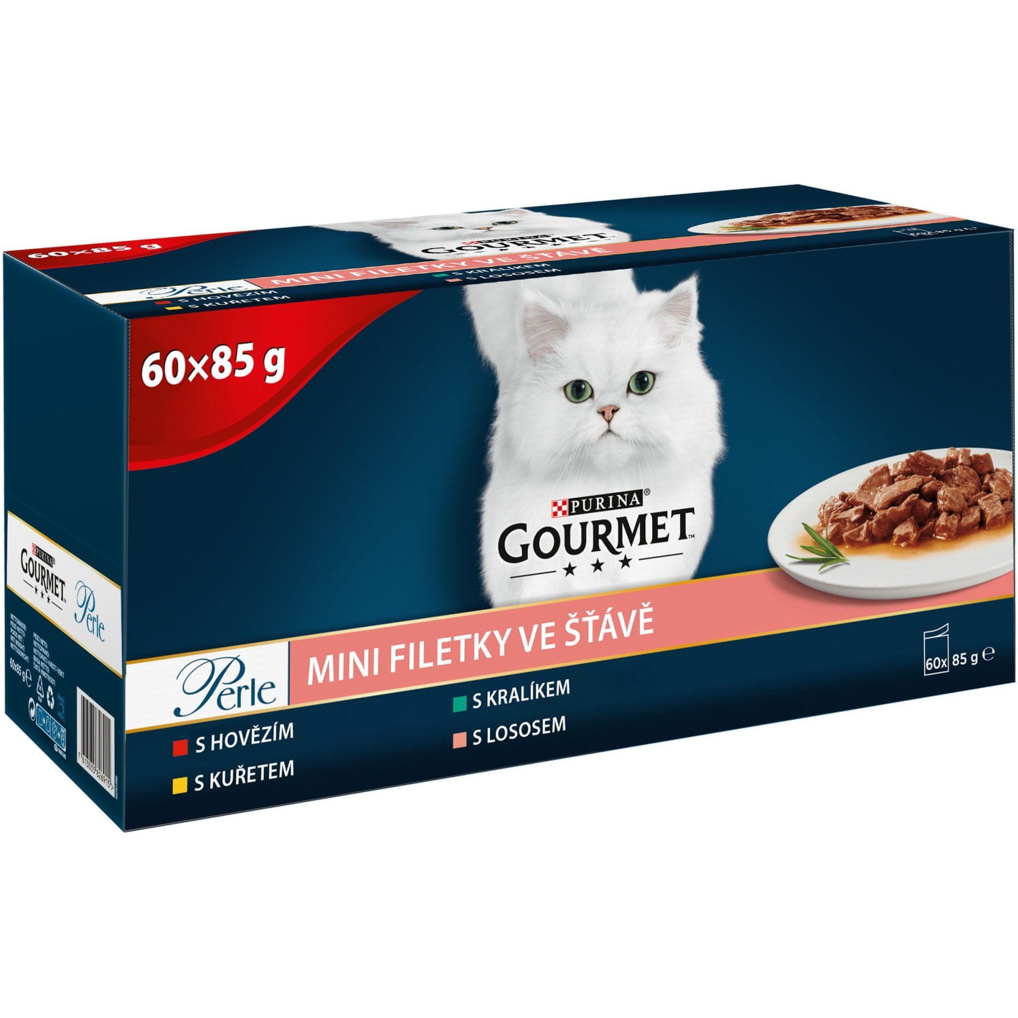 Levně Gourmet Perle 60x85g mix chutí omáčka